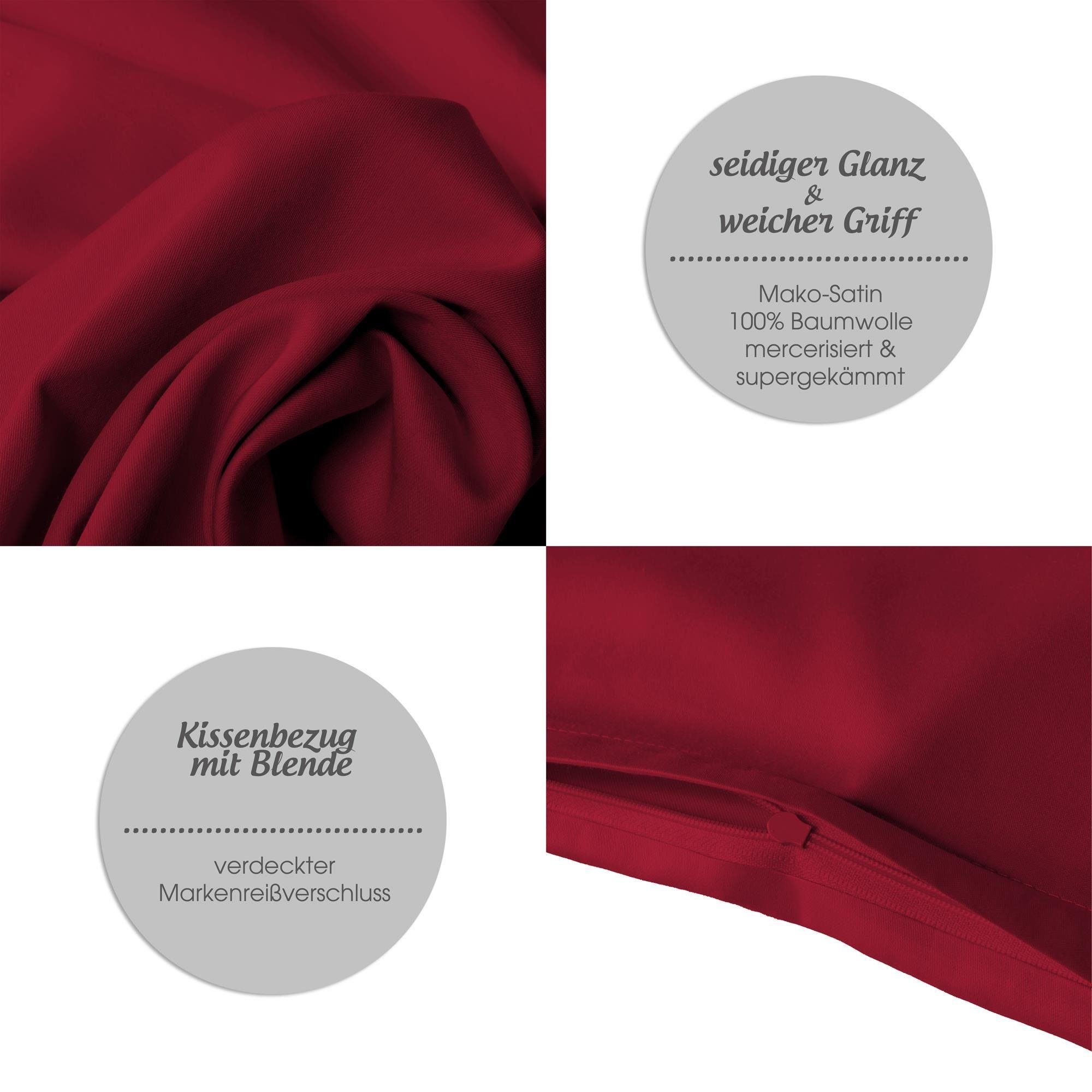 aqua-textil Kissenbezüge Luxury Kissenbezüge Kissenhüllen Mako günstig online kaufen
