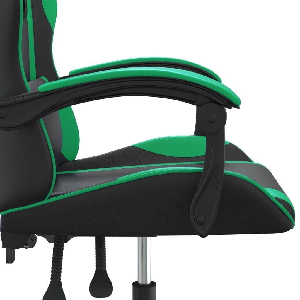 Kunstleder Grün Gaming-Stuhl und Schwarz grün Schwarz und grün Schwarz | und Drehbar Gaming-Stuhl vidaXL (1 St)