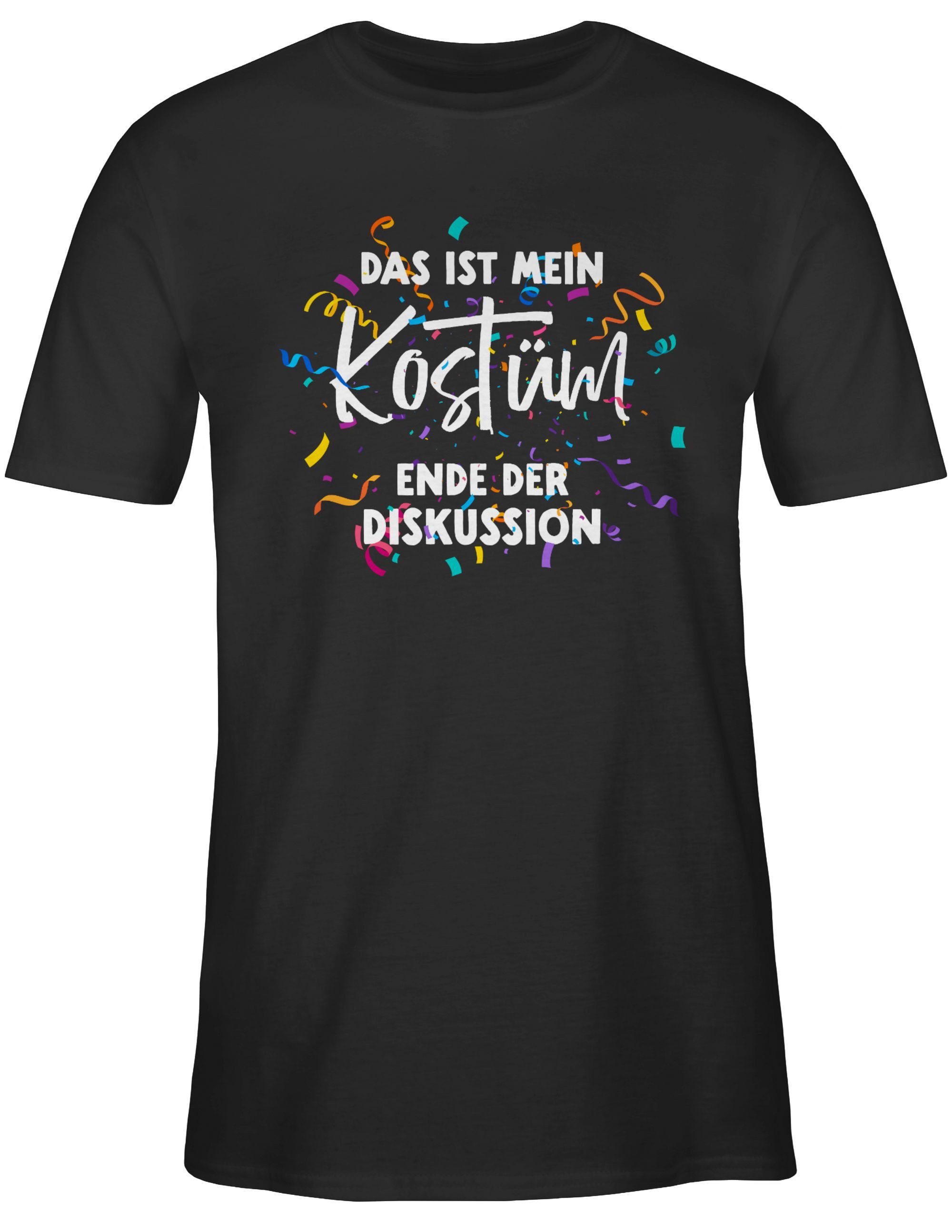Shirtracer T-Shirt Das ist mein Kostüm Ende der Diskussion I Fastnacht Kost günstig online kaufen