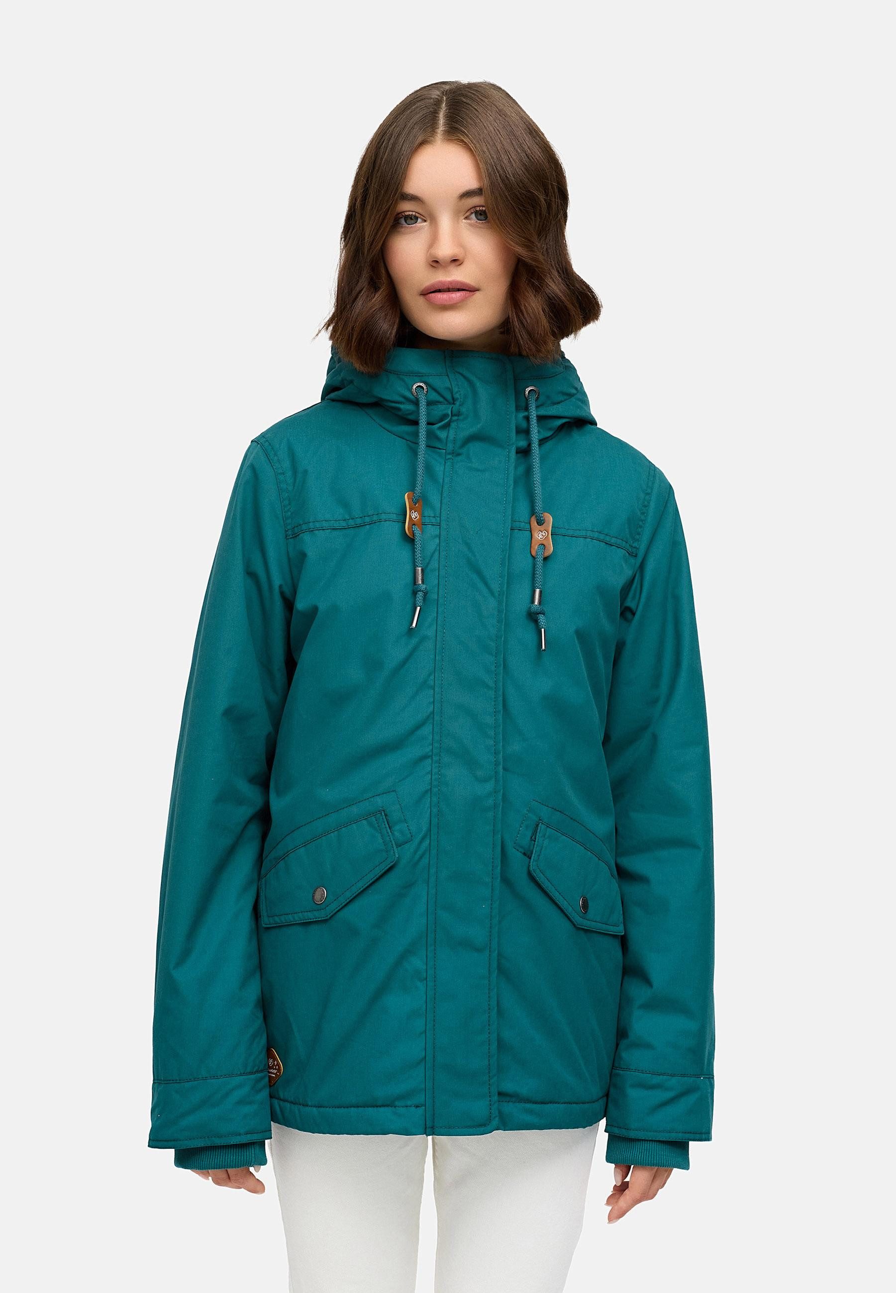 Ragwear Winterjacke Parkker Warm YOUMODO Winter Parka mit kuscheligem Teddy-Innenfutter