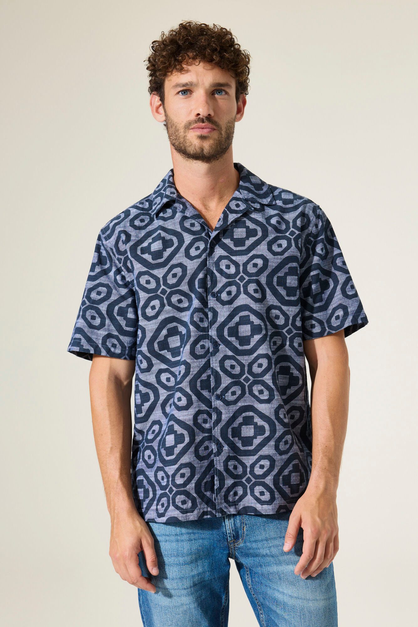 Garcia Kurzarmhemd men`s shirt ss – Bild 3 von 5