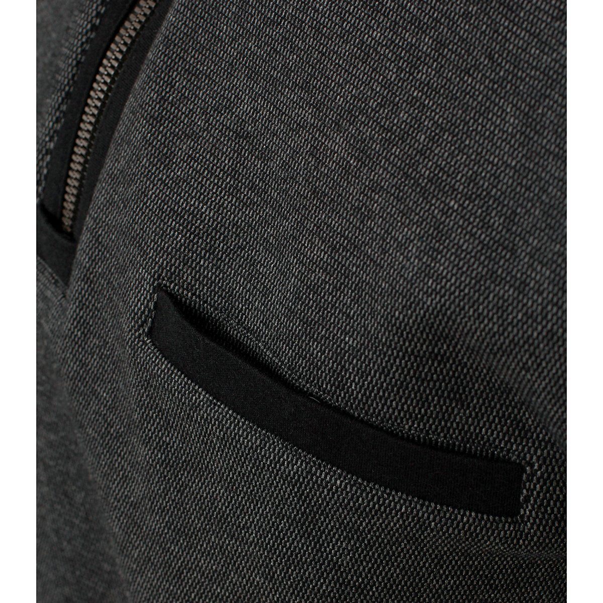 CASAMODA Sweater CasaModa Troyer-Sweatshirt XXL anthrazit melange