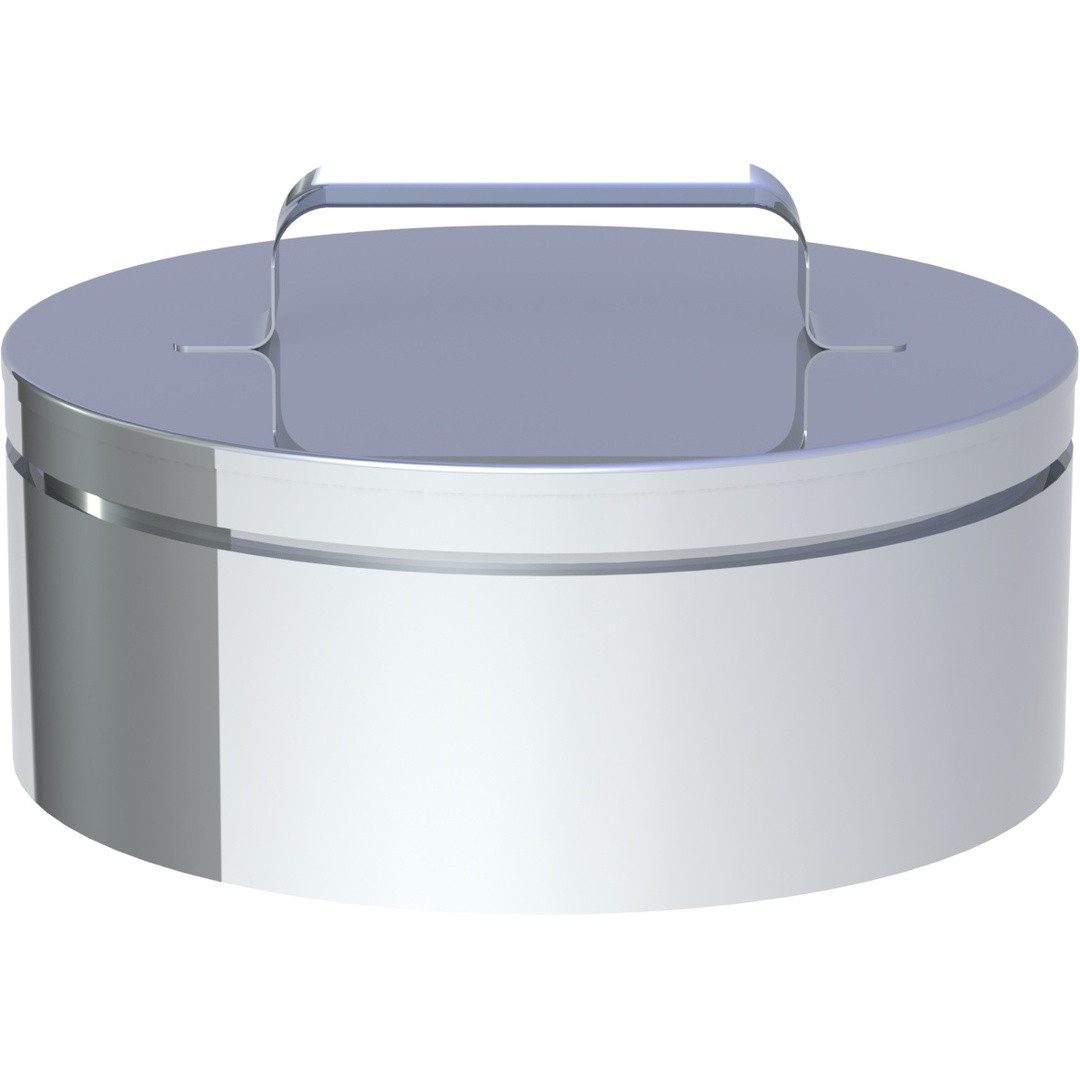 Jeremias Schornstein DW-ECO 2.0 Ø 180 mm - Verschlussdeckel mit Handgriff für DWECO11, Ø 180 mm