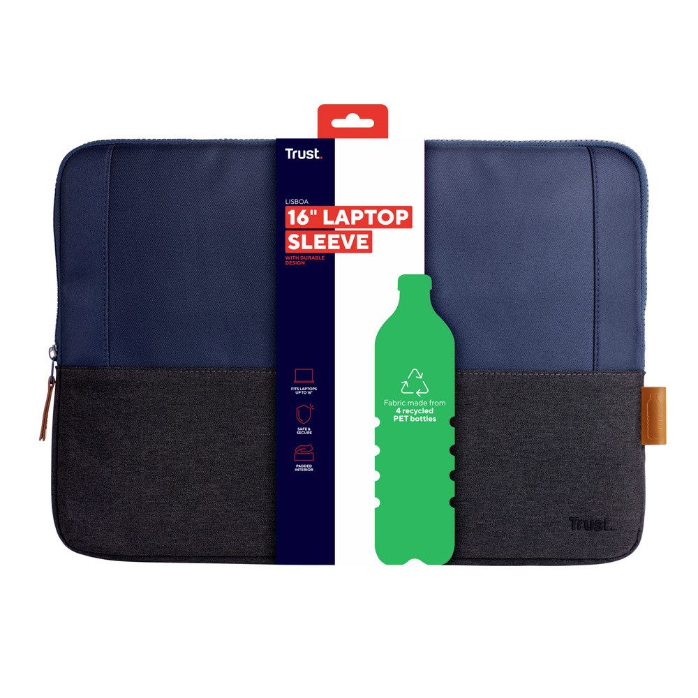 Trust Laptop-Hülle Trust Notebook Hülle LAPTOP SLEEVE Blau