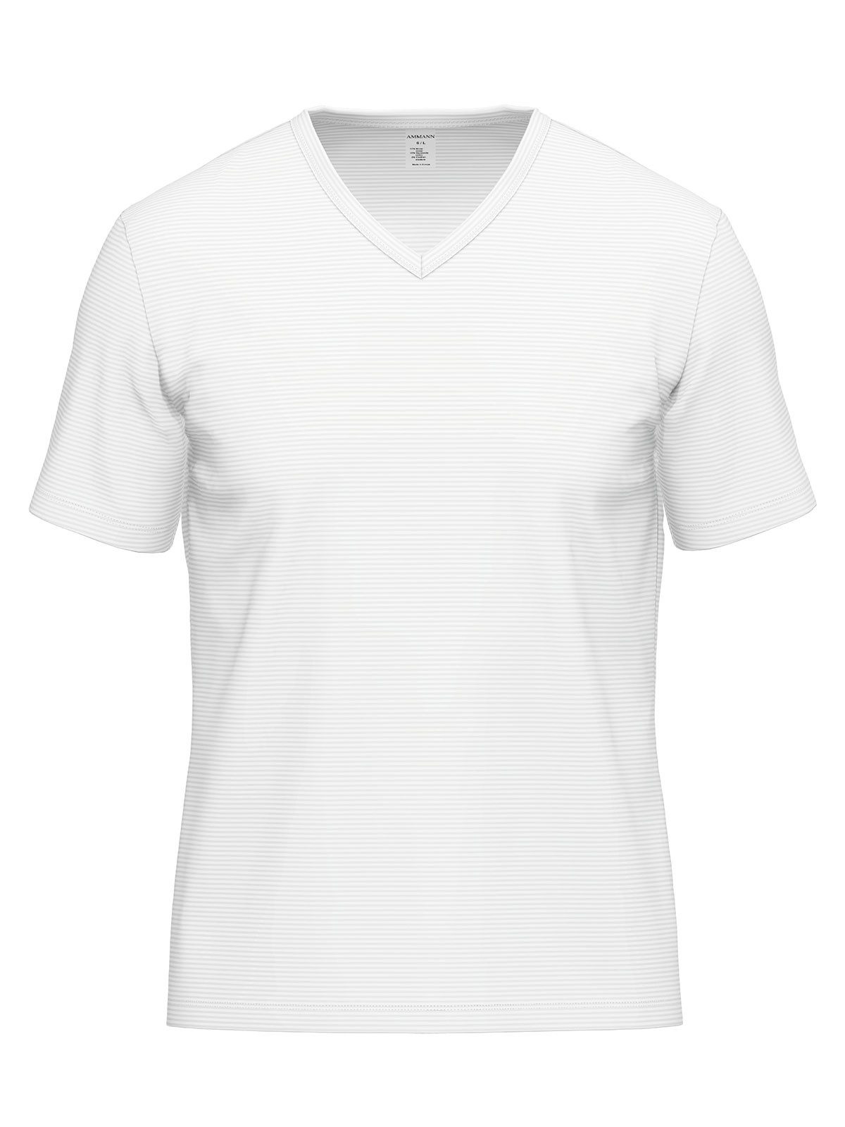 Ammann Unterziehshirt T-Shirt V-Ausschnitt Day Modern / Cotton & More (Stück, 1-St) hohe Markenqualität