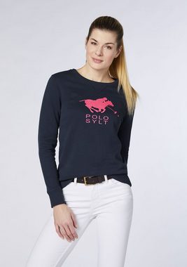Polo Sylt Sweatshirt mit Glitter-Print