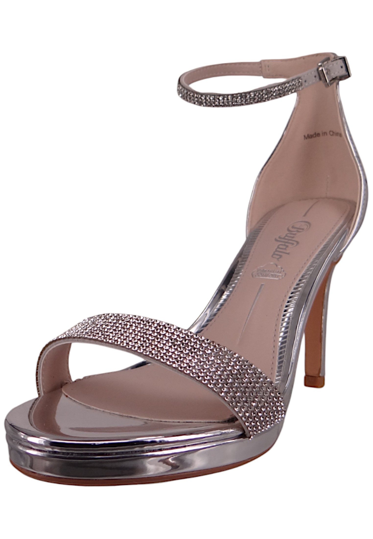 Buffalo 1291244 Monroe 2 Vegan Silver Pumps günstig online kaufen