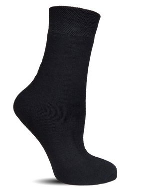 Frostfighter Thermosocken Wintersocken ohne Gummi für Damen (6 Paar) Anitipilling Innenfutter, Vollfrottee Innenfutter