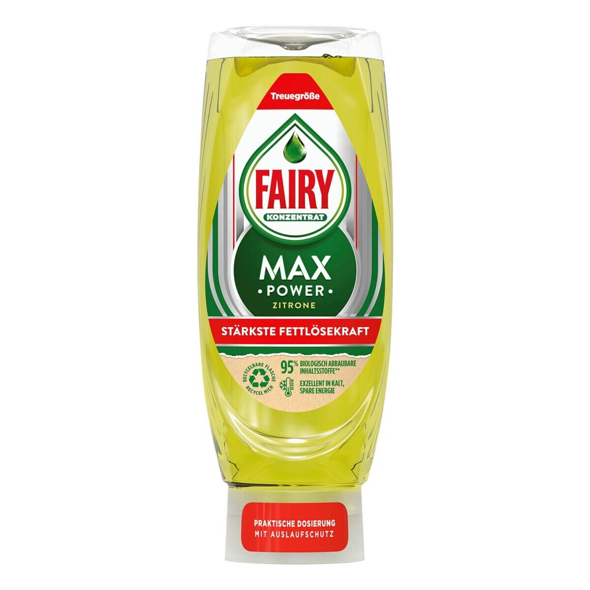 Fairy Max Power Zitrone Geschirrspülmittel (545 ml)