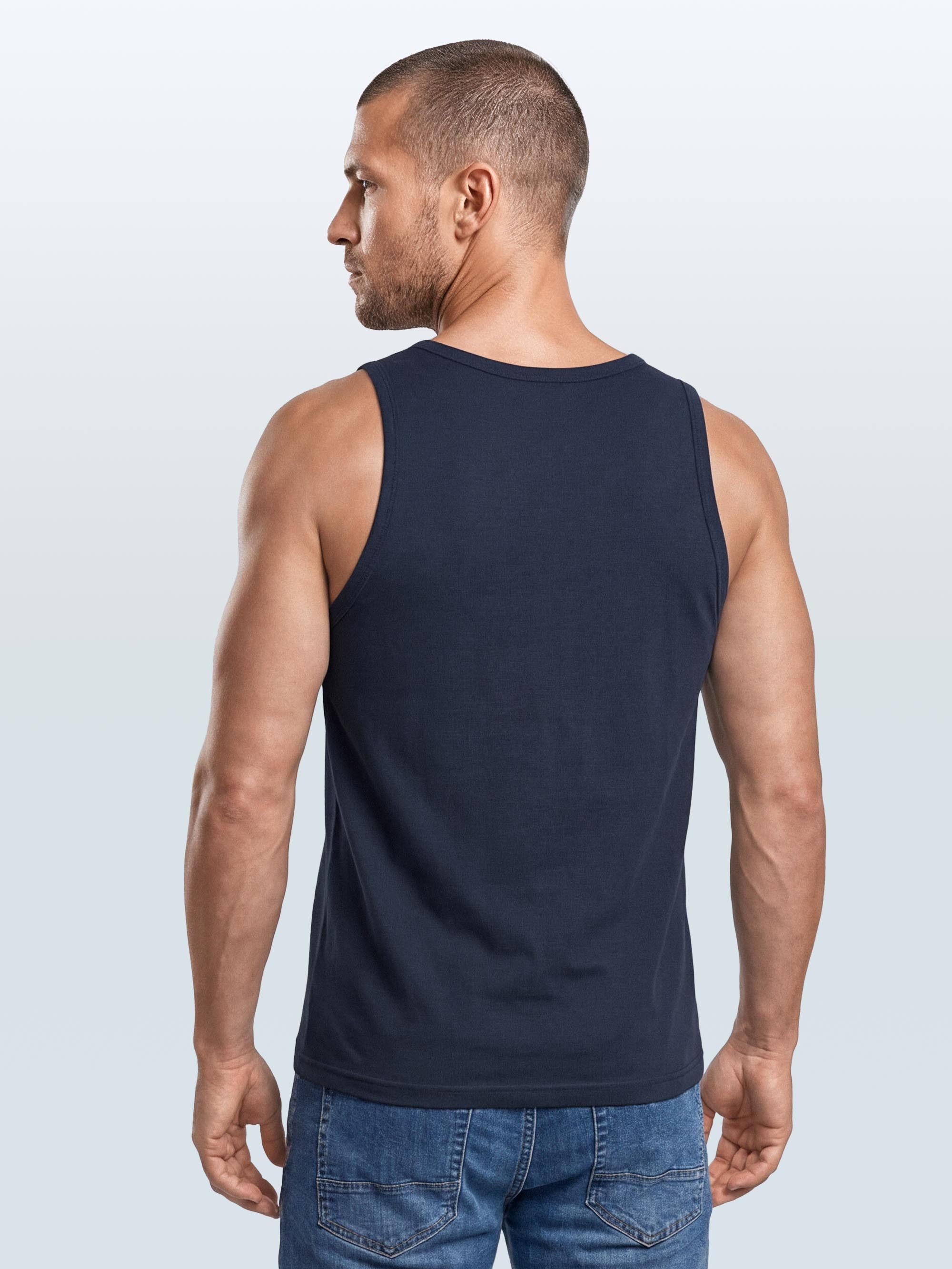 Neverless Tanktop Herren Tank-Top Sommer Shirt mit Brustlogo Palme Aufdruck Fashion mit Print