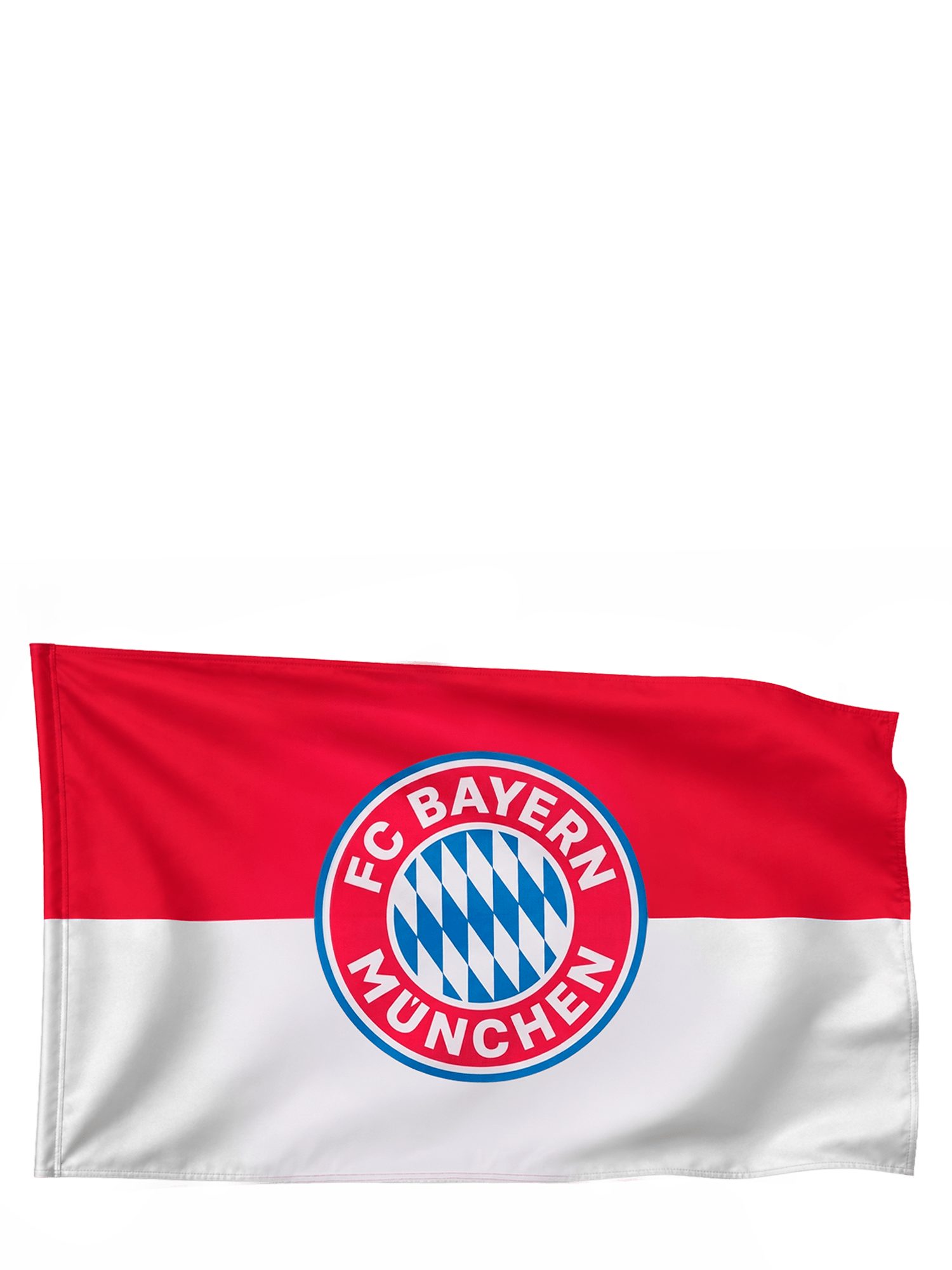 FC Bayern München Fahne FC Bayern München I Hissfahne Logo 250x150 cm I Rot/Weiß