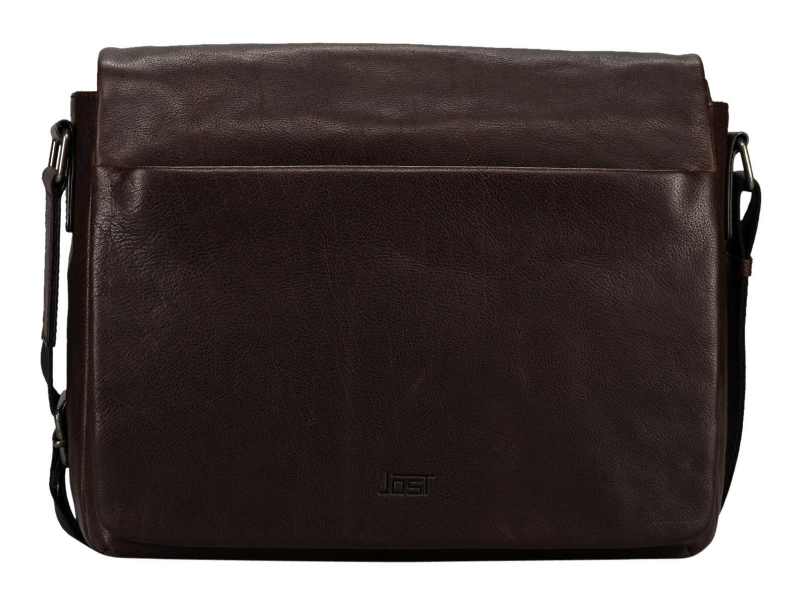 Jost Laptoptasche Shoulder Bag, aus echtem Leder