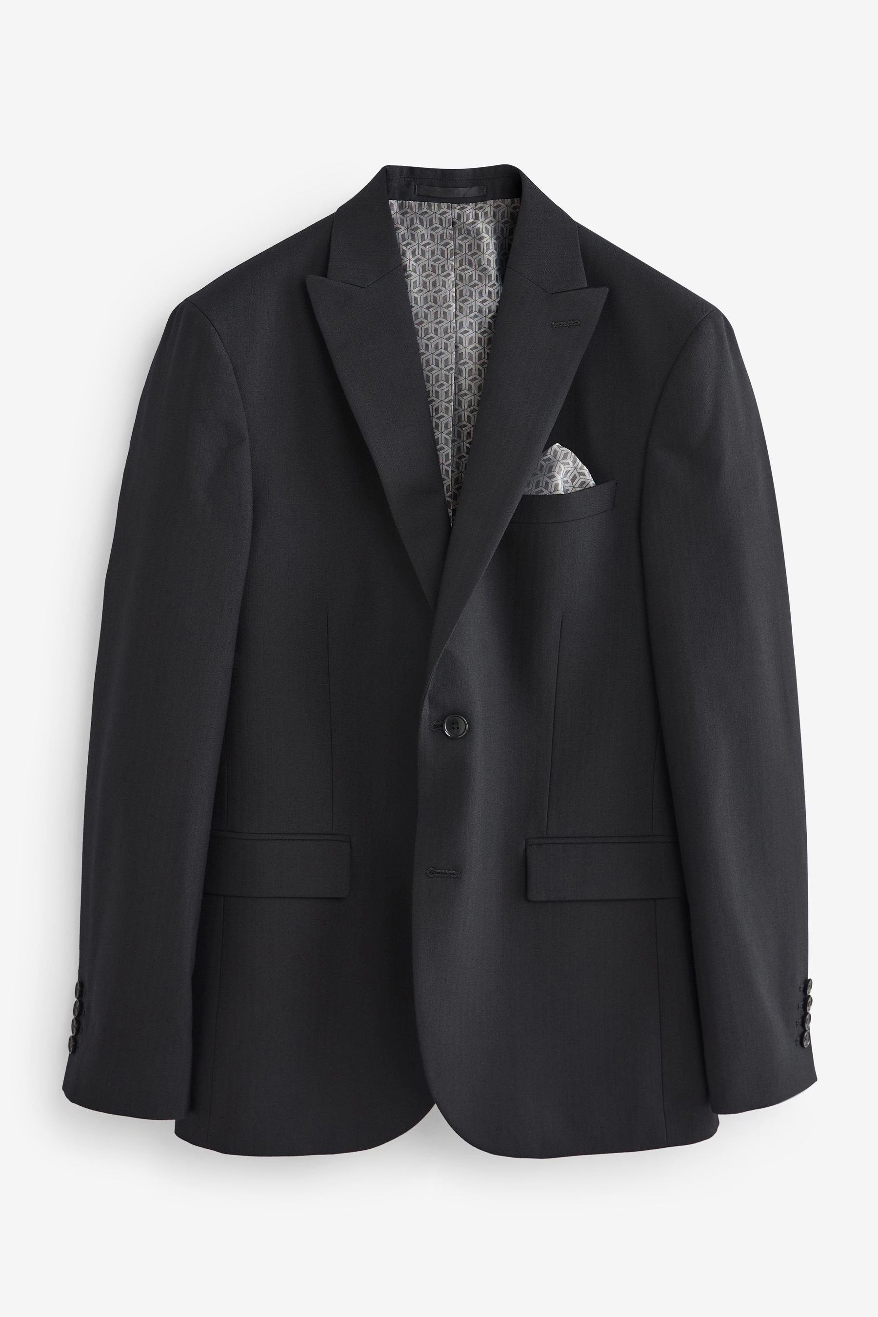 Baukastensakko Signature Slim Fit Anzug, Fischgrätmuster: Sakko