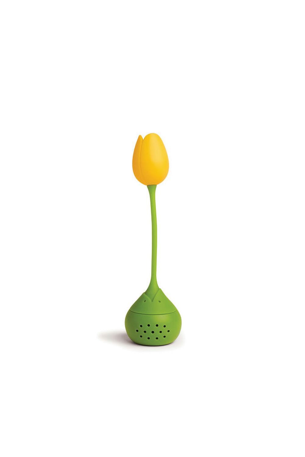 OTOTO Teesieb Tulip Tee-Sieb Tulpe, Tee Ei, Tea Infuser, Teekugel Silikon, Silikon, (1-St), Lustige Tee-Ei-Tier-Figuren, Zur Zubereitung von 1 Tasse losen Tee