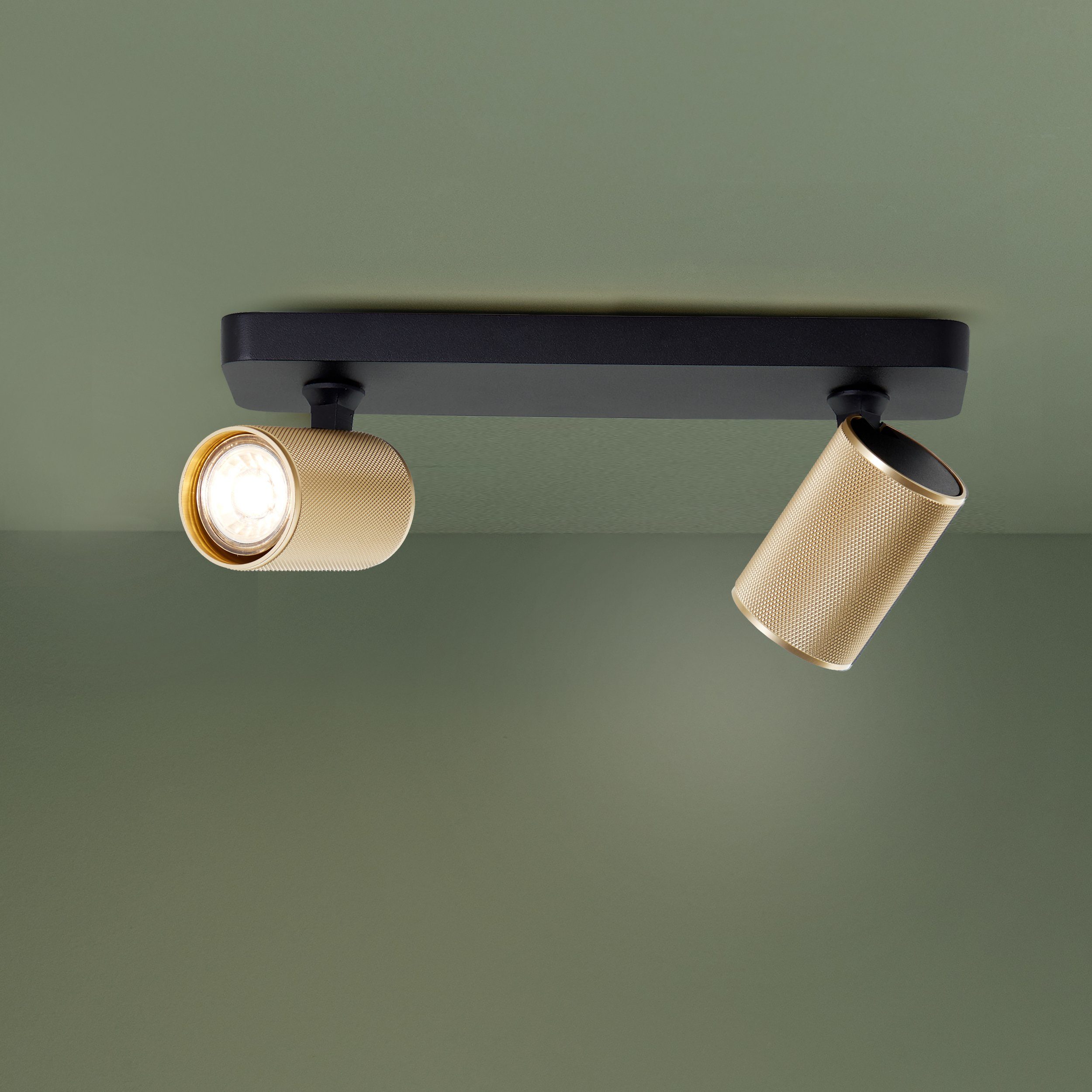 Brilliant Deckenstrahler Marty, LED wechselbar, Warmweiß, günstig online kaufen