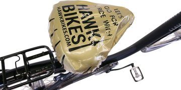 HAWK Bikes Cityrad HAWK City Wave Easy Black, 7 Gang Shimano Nexus Schaltwerk, für Damen und Herren