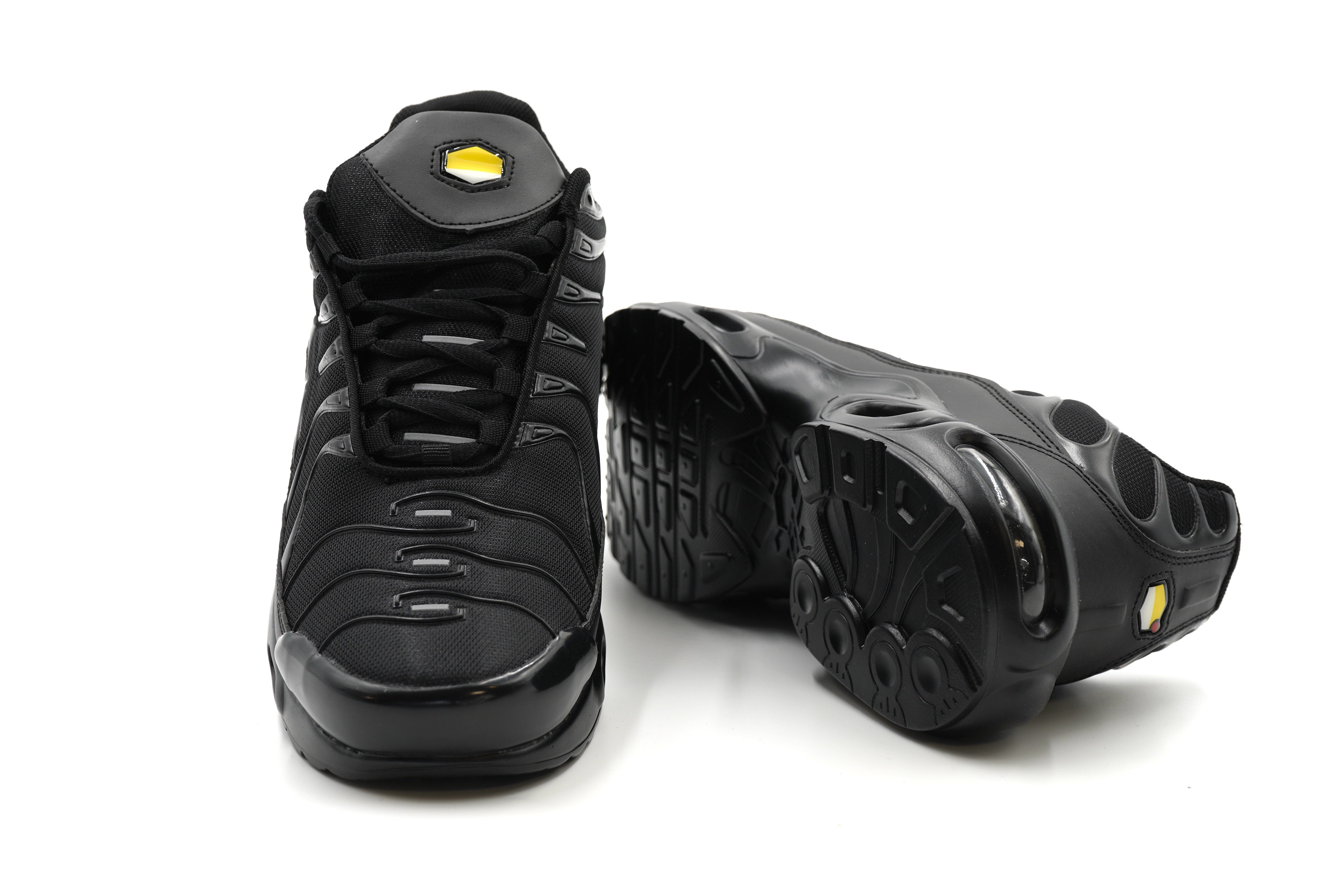 Sonderpostendiscount Herrensneaker K53 All Black mit Luftpolster Sneaker