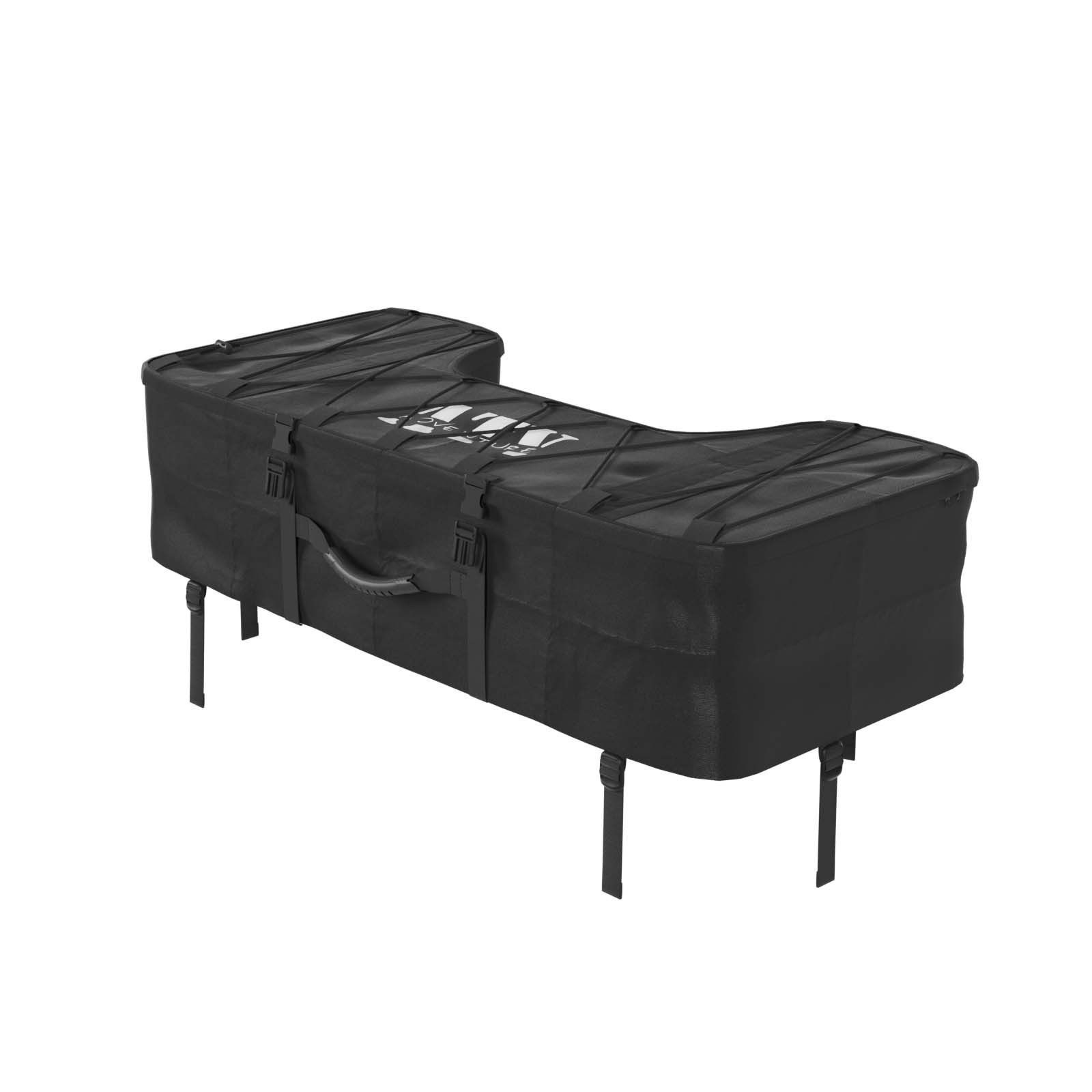 QLS Allzweckkiste ATV QUADTASCHE SCHWARZ, Heckmontage Gepäckkoffer Gepäcktasche Tasche Quadkoffer