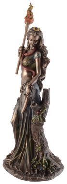 Vogler direct Gmbh Dekofigur Hekate griechische Göttin der Magie - bronziert/coloriert by Veronese, Kunststein, bronziert, by Veronese, Größe: L/B/H ca. 16x13x34cm