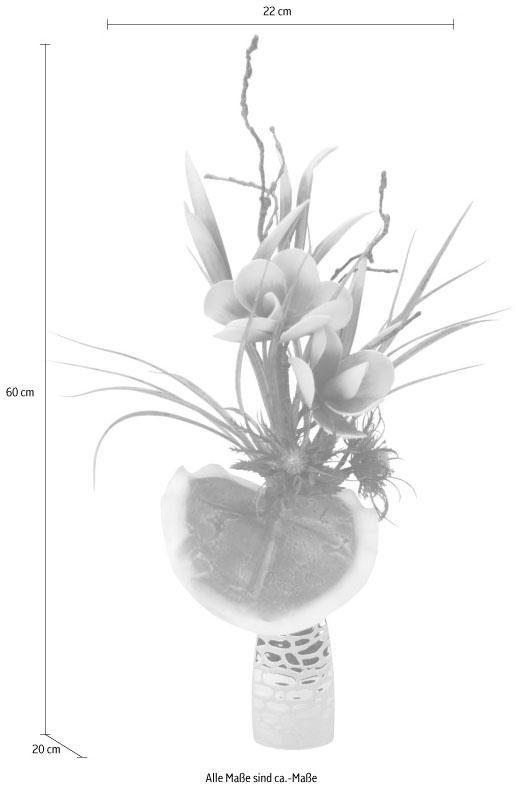 Kunstpflanze Magnolie, I.GE.A., Höhe 60 cm – Bild 3 von 4
