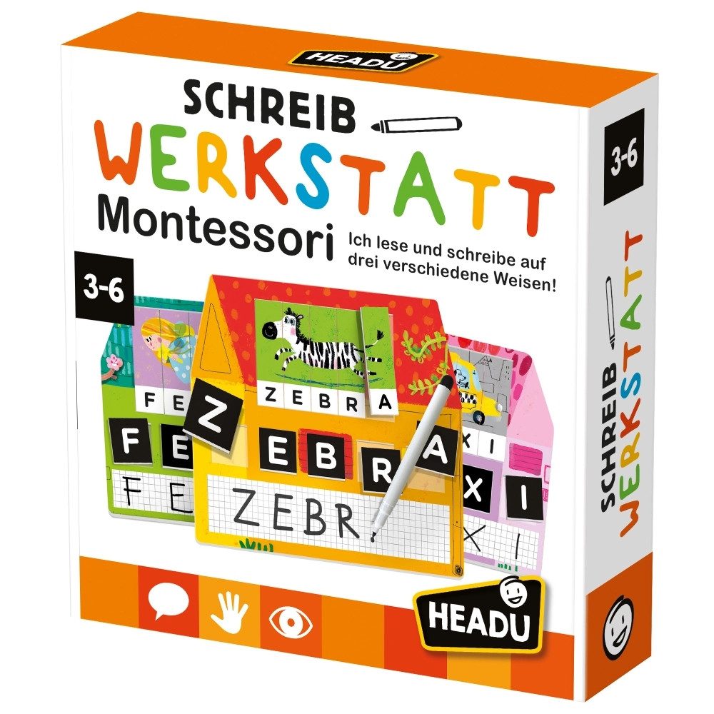Headu Lernspielzeug Headu Schreibwerkstatt Montessori