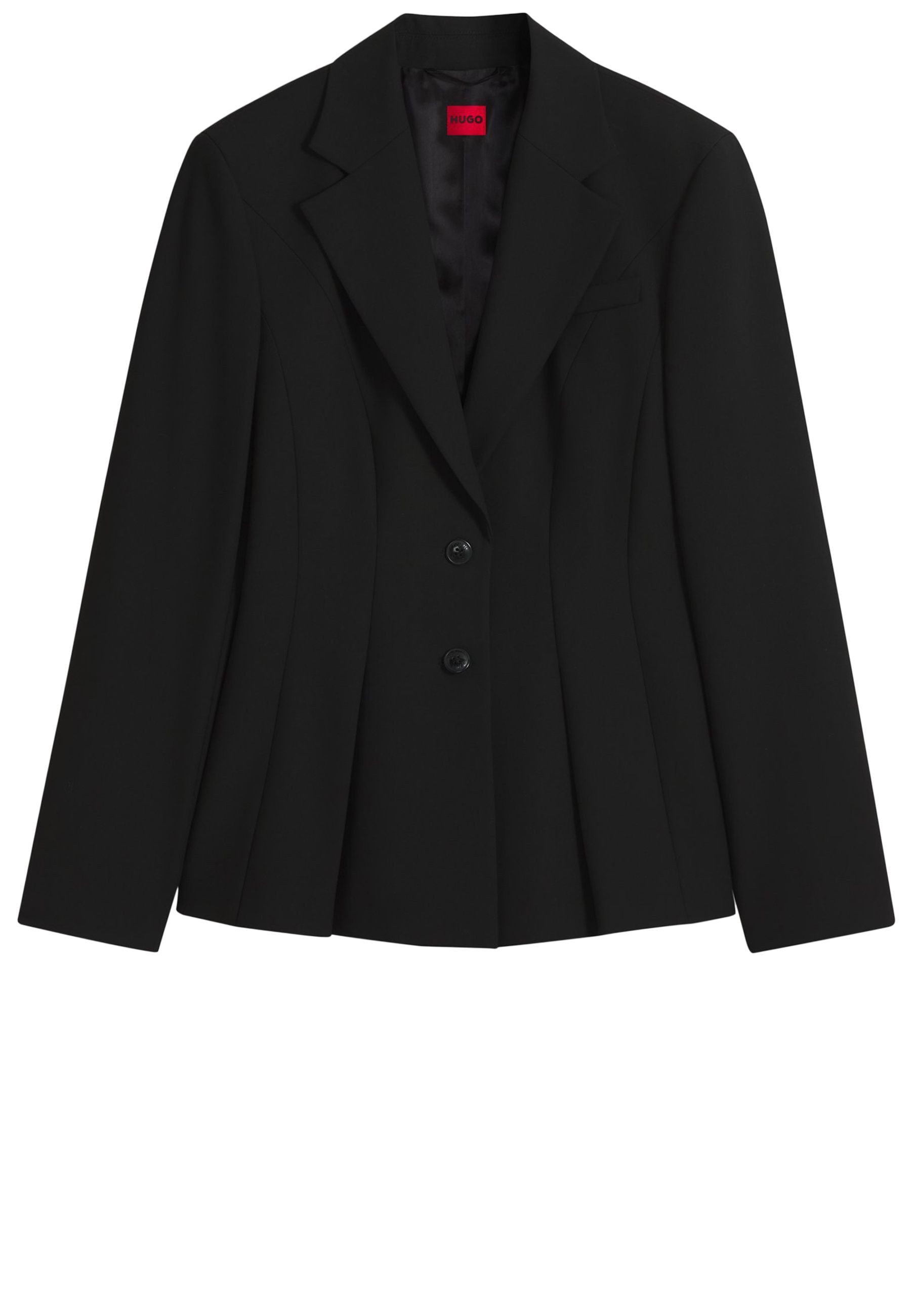 HUGO Jackenblazer Almeda mit Faltendetail (1-tlg)