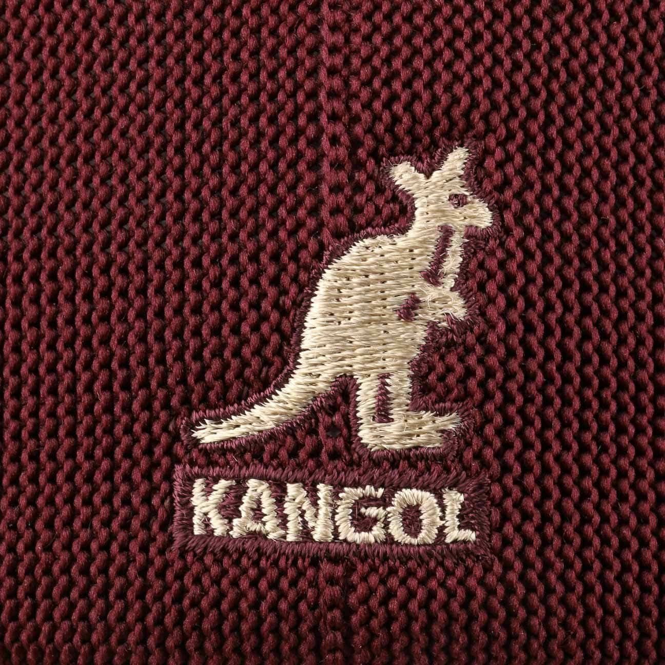 Kangol Flat mit (1-St) bordeaux Cap Schirm Schiebermütze