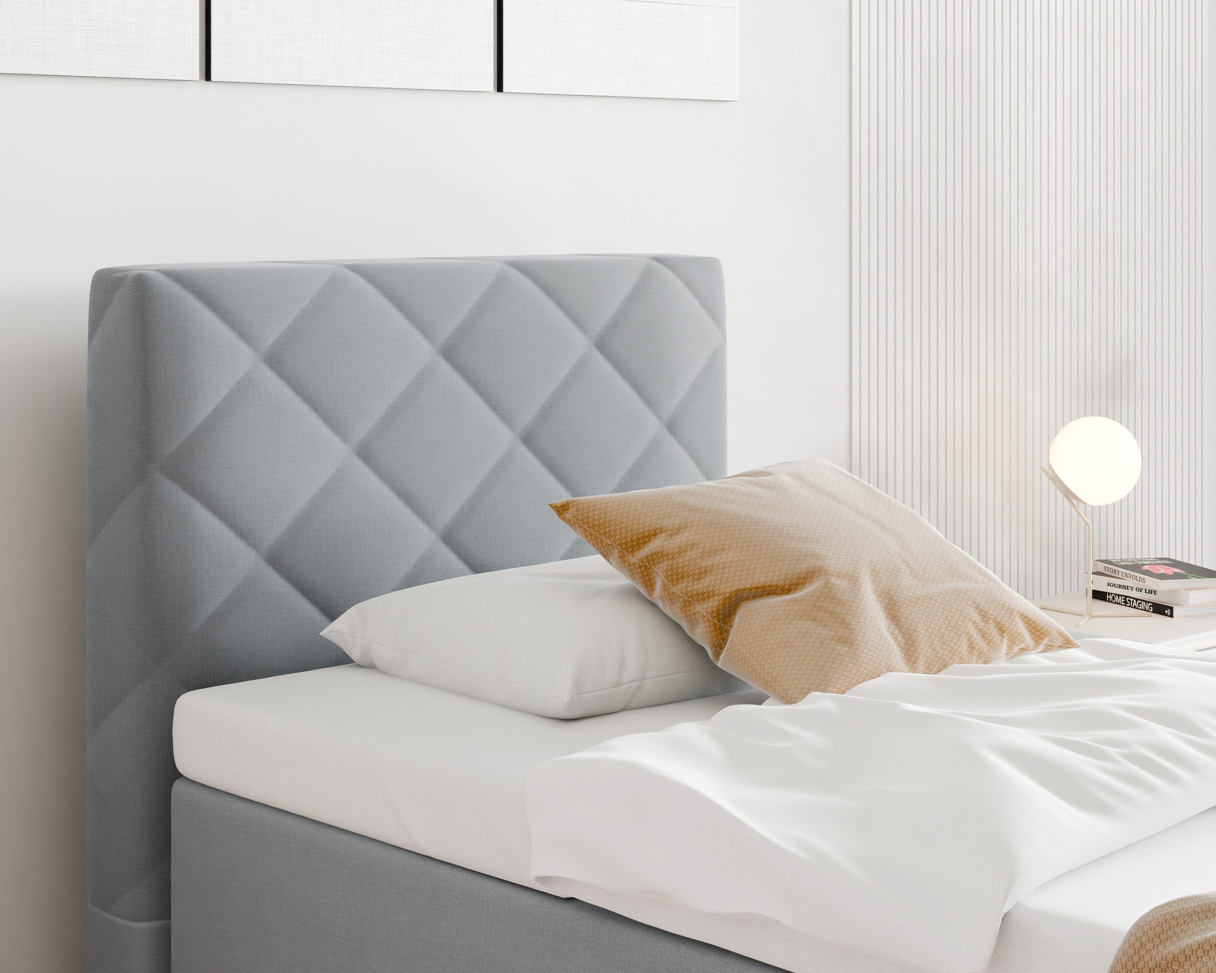 Homesy Boxbett DIAMARO, Stilvolles Design – zeitlose Eleganz