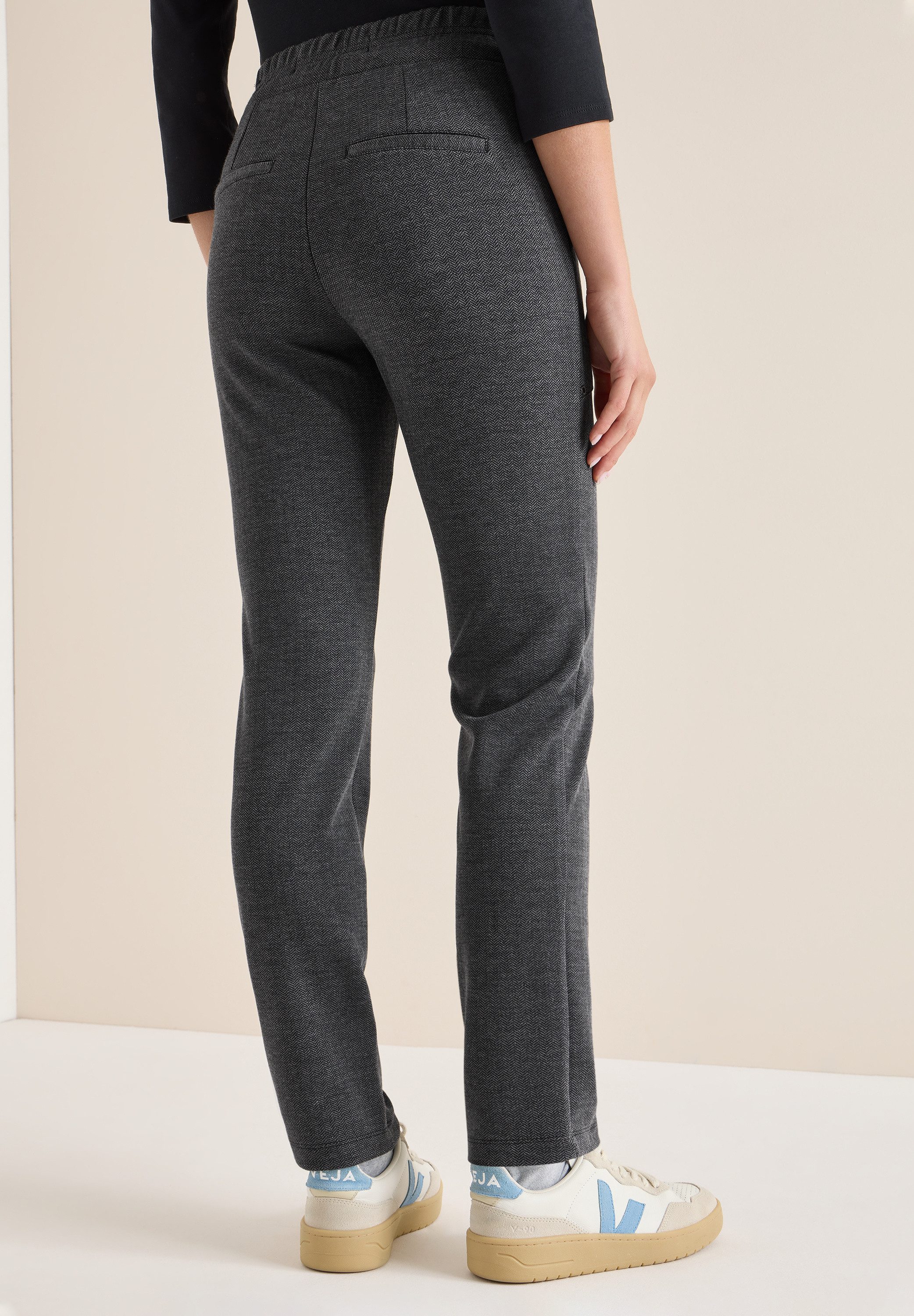 CECIL Stoffhose Style Tracey mit Gummibund und Kordelzug günstig online kaufen