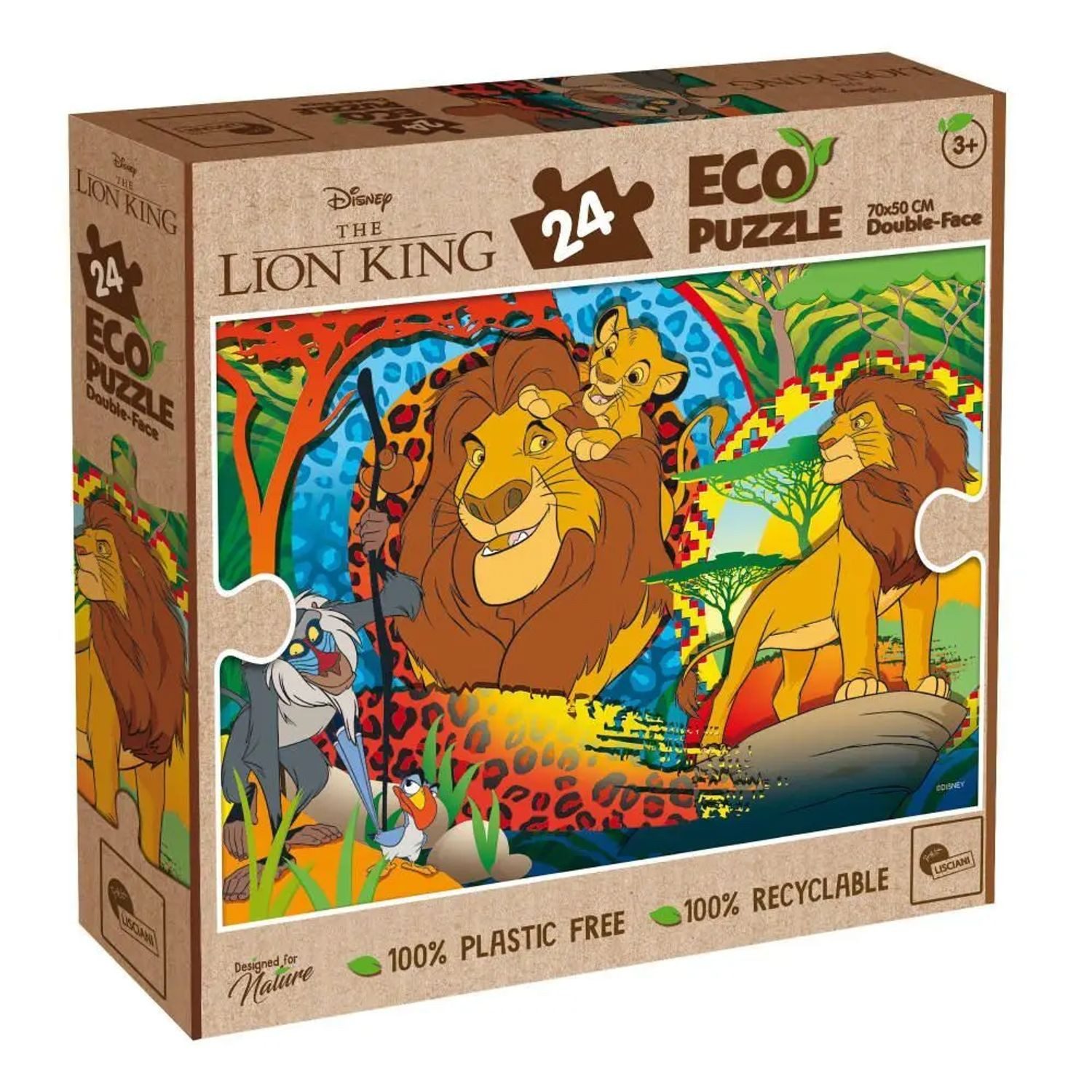 Puzzle DISNEY ECO-PUZZLE DF LION KING 24, Puzzleteile