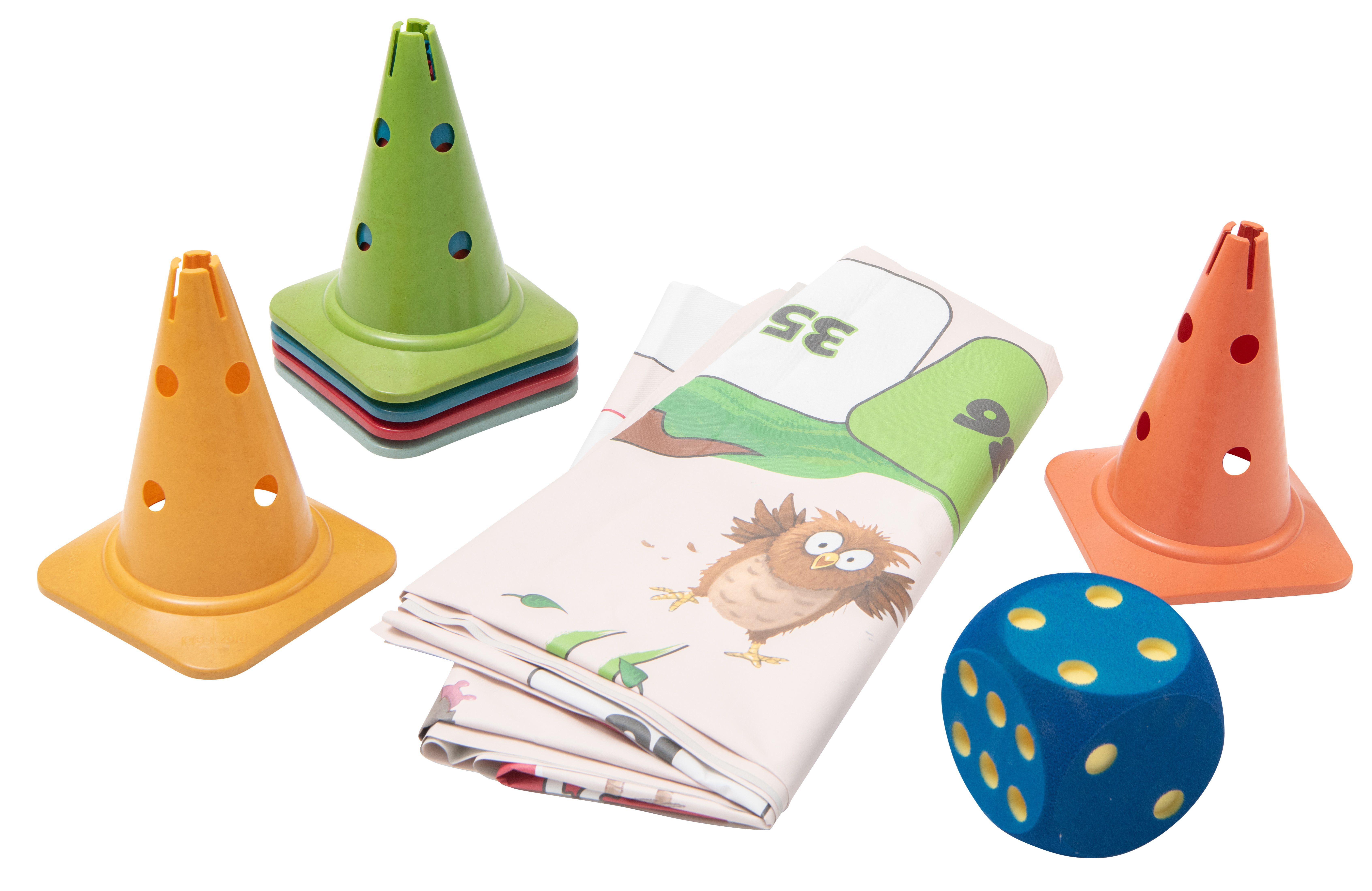 Betzold Spiel XXL-Outdoor-Leiterspiel Tier Rallye, Gesellschaftsspiel
