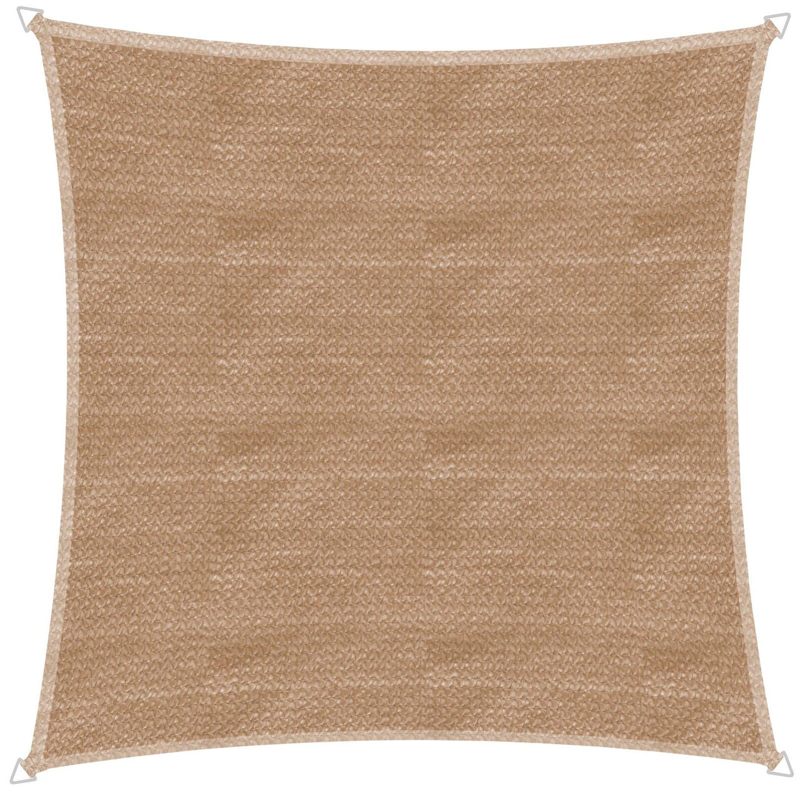 Windhager Sonnensegel Capri Quadrat, 4x4m, schilf günstig online kaufen
