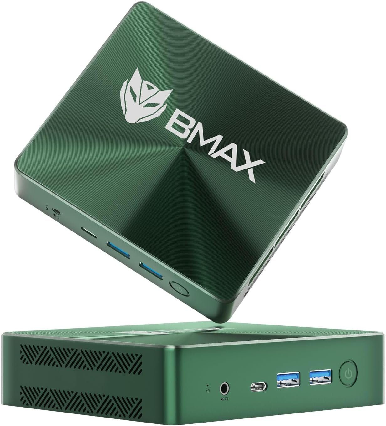 BMAX Mini-PC (Intel Intel Core i3-1000NG4 Processor 1000NG4, Intel Iris Plus Graphics, 12 GB RAM, 512 GB SSD, Mini pc hdmi volle funktionen unterstützung ausgang)