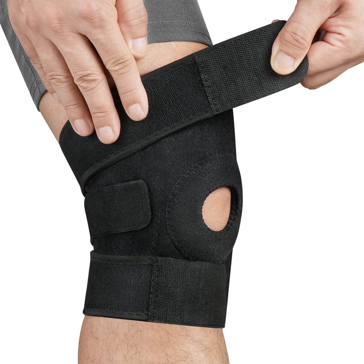 LuxusKollektion Kniebandage Kniebandage für Männer Damen, verstellbare Patella Kniestütze, Sport