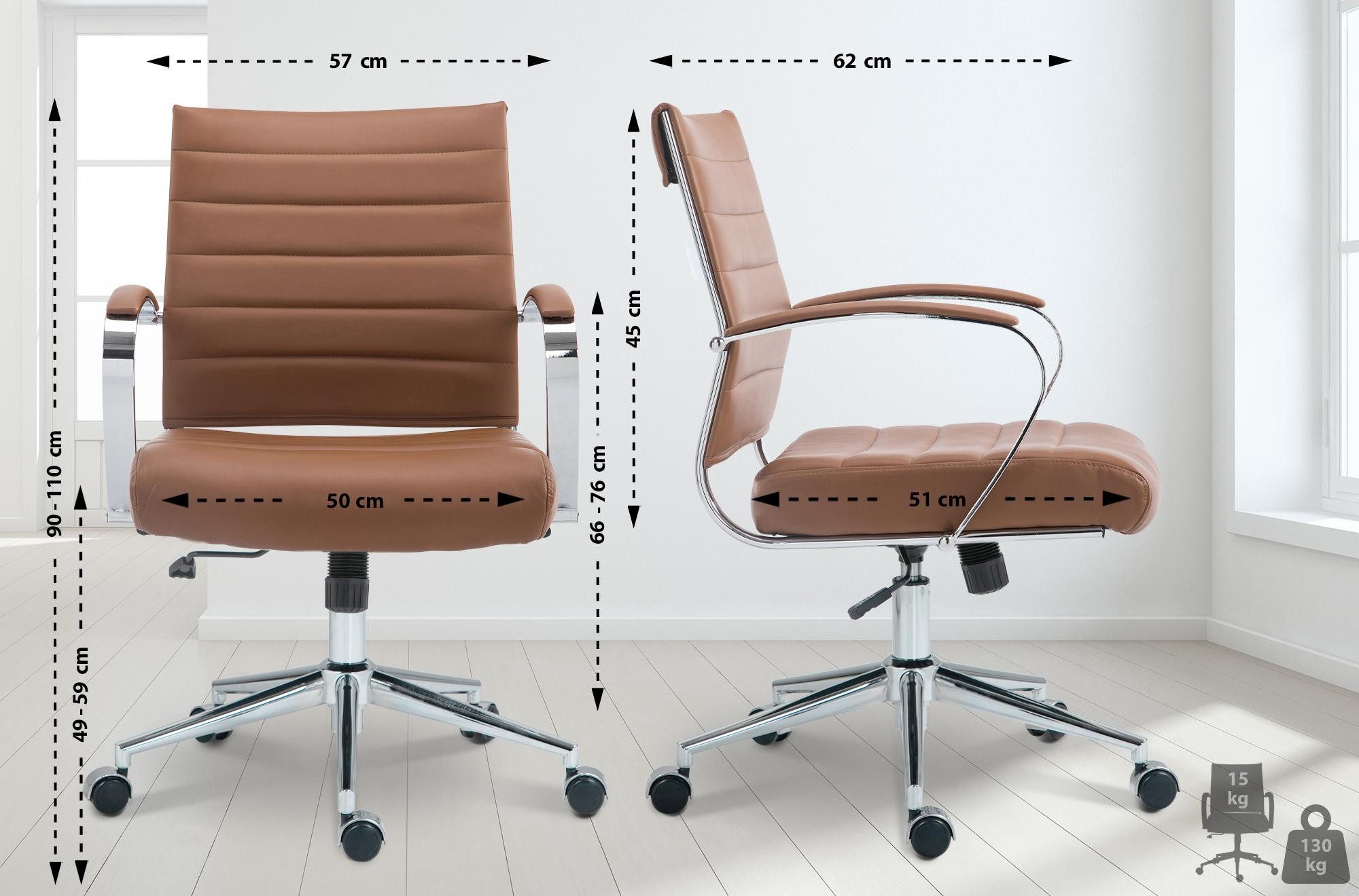 CLP Schreibtischstuhl Oakland, stufenlos höhenverstellbar, drehbar günstig online kaufen