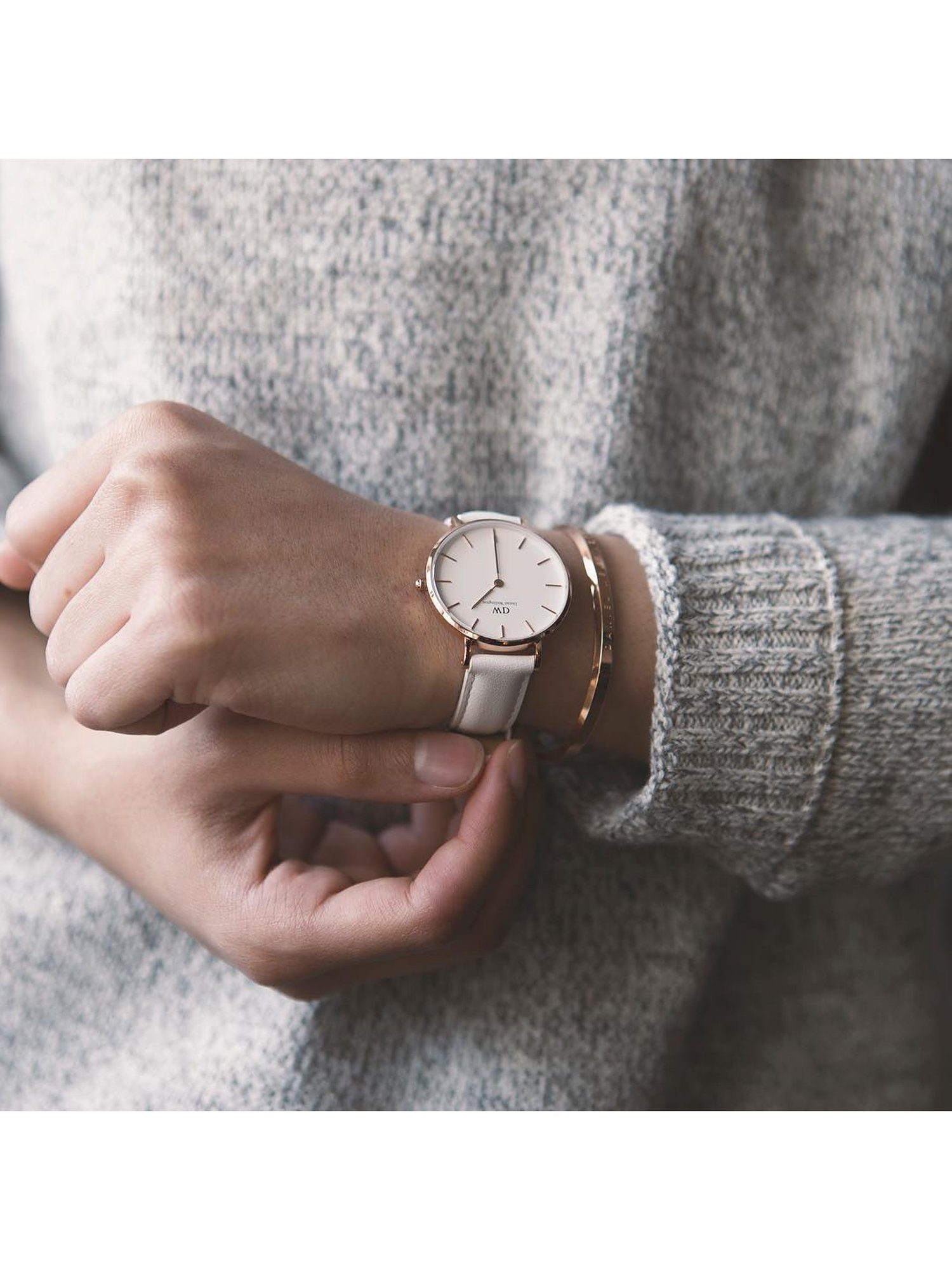 Daniel Wellington Quarzuhr Daniel Wellington Damen-Uhren Analog Quarz, Klassikuhr