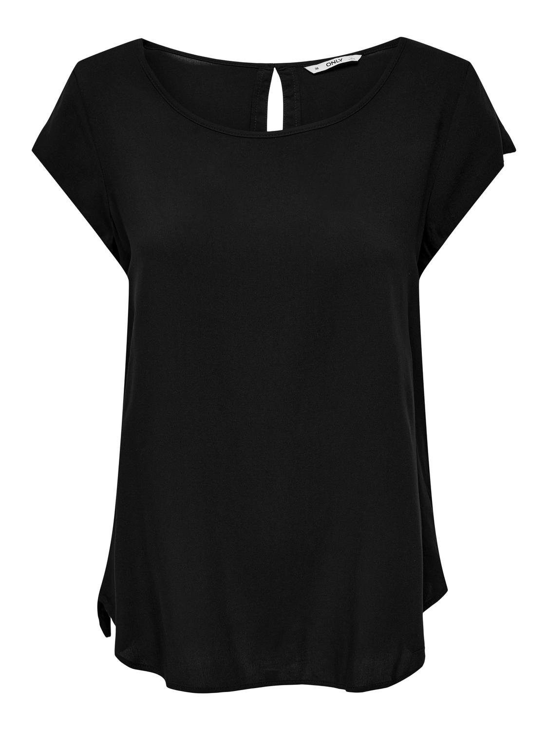 ONLY Blusenshirt ONLNOVA LIFE VIS S/S TOP SOLID
