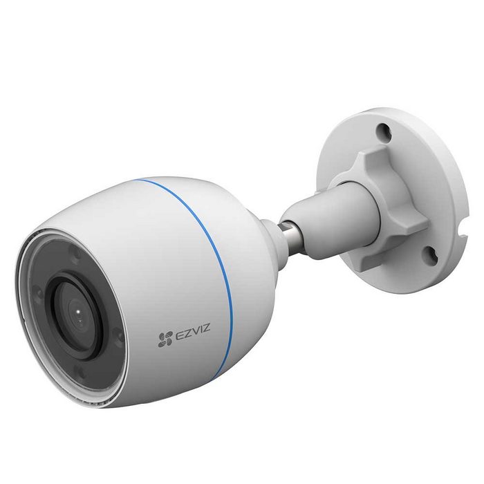 EZVIZ C3TN Color Smart Home 1080p Full HD WLAN wasserdichte Überwachungskamera (Außenbereich Innenbereich Aktive Verteidigung mit Stroboskoplicht Bewegungserkennung Nachtsicht Tonaufnahme)