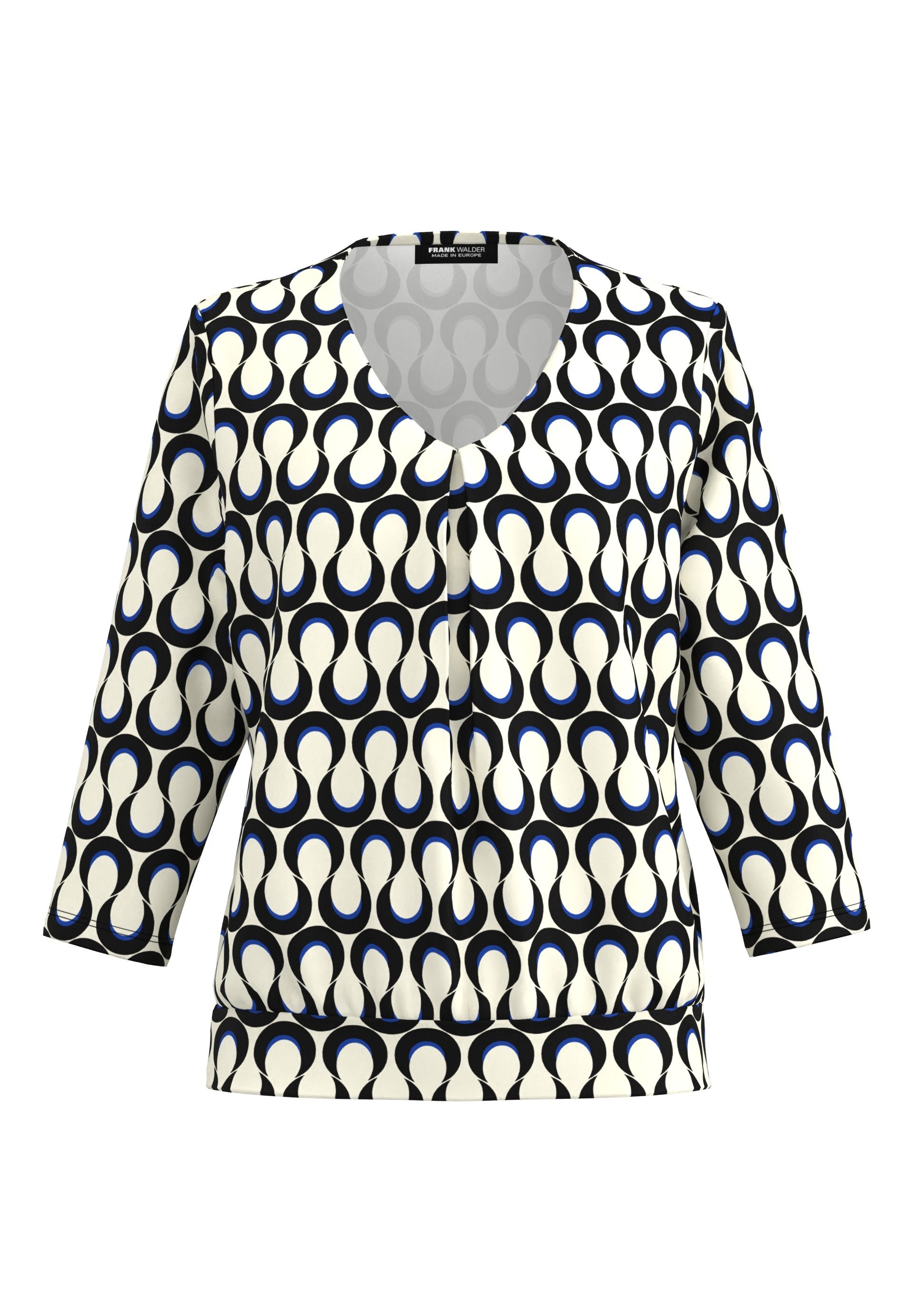 FRANK WALDER Blusenshirt mit Faltendetail im Vorderteil günstig online kaufen