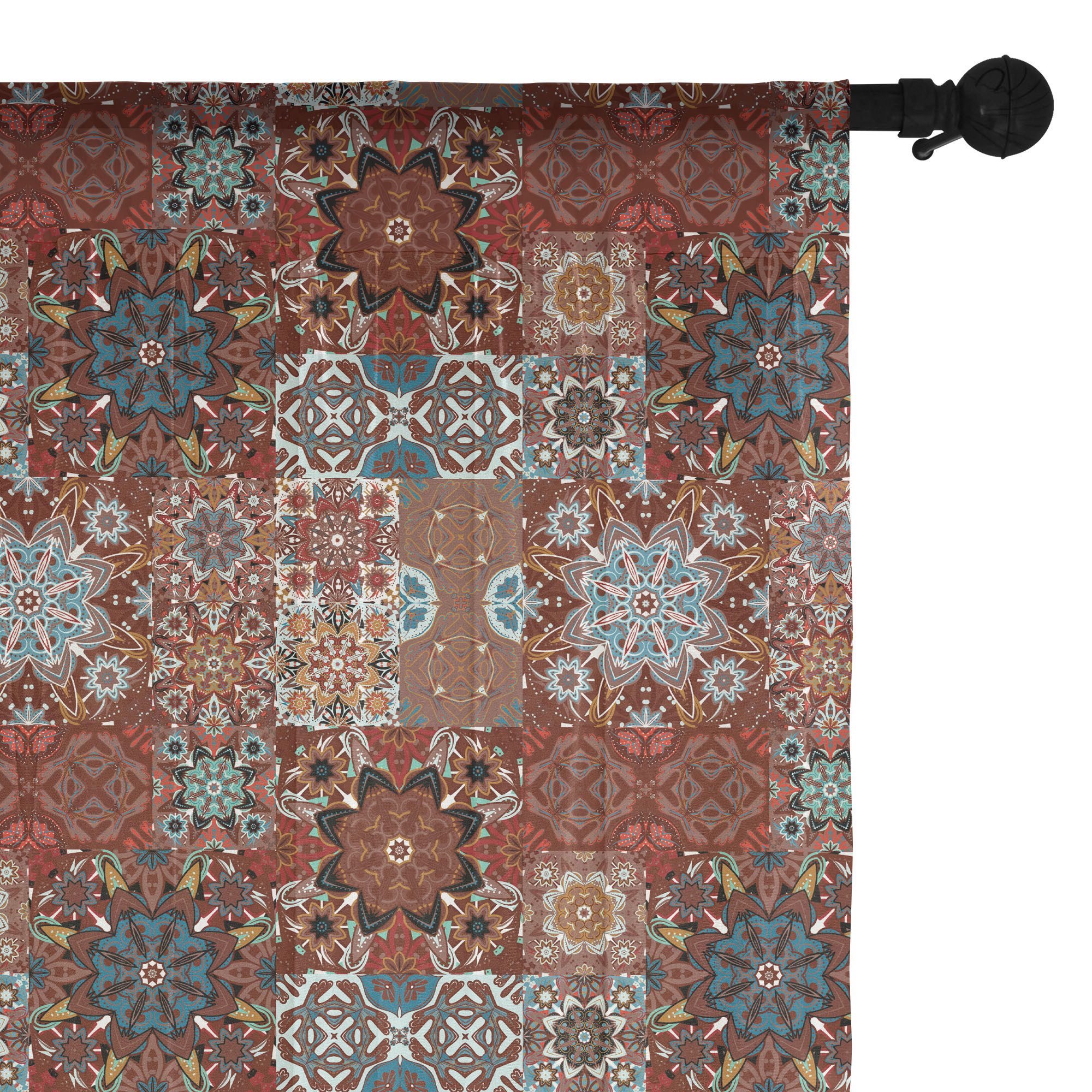 Abakuhaus Gardine schiere Drapierung für Hochzeit Party 2 Panels, Braun Vic günstig online kaufen