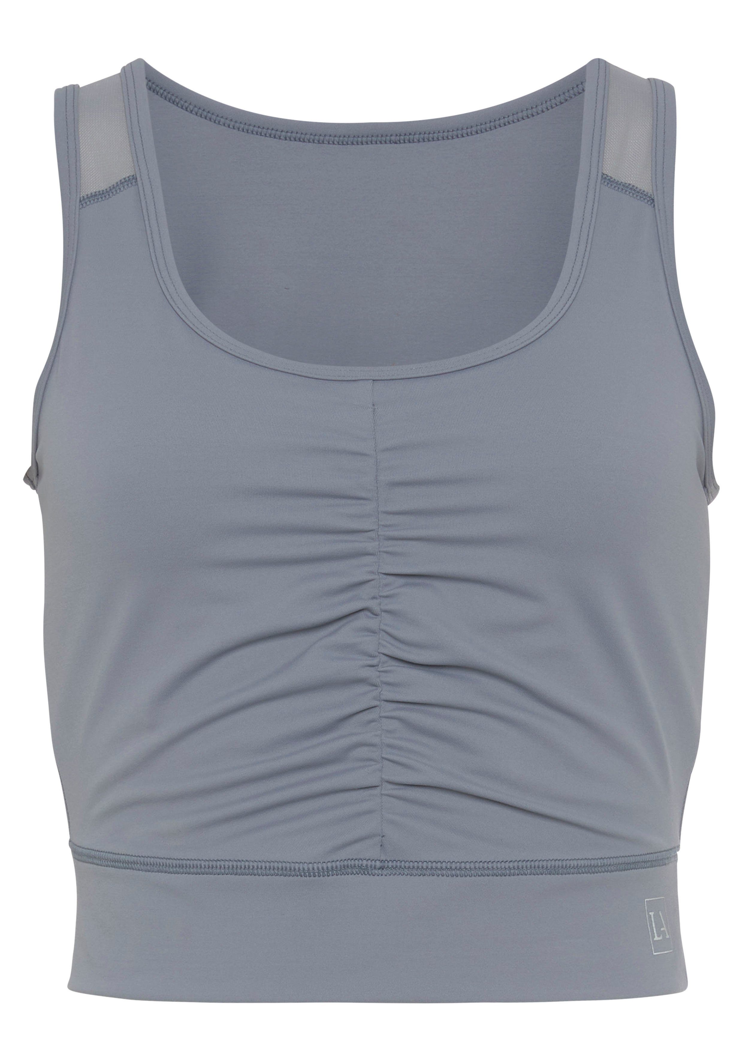 LASCANA ACTIVE Crop-Top mit Raffung und günstig online kaufen