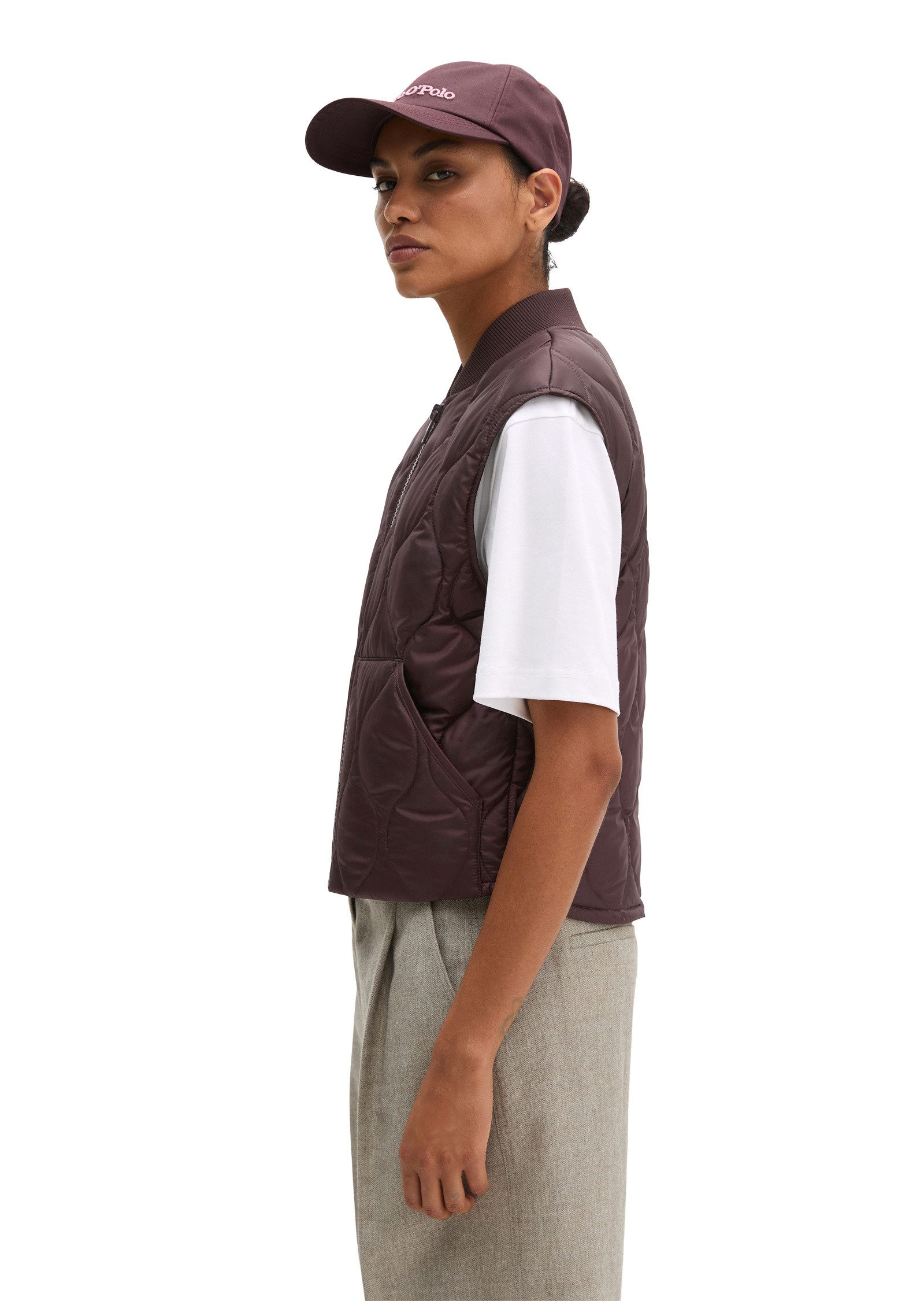 Marc O'Polo Steppweste aus recyceltem Polyester