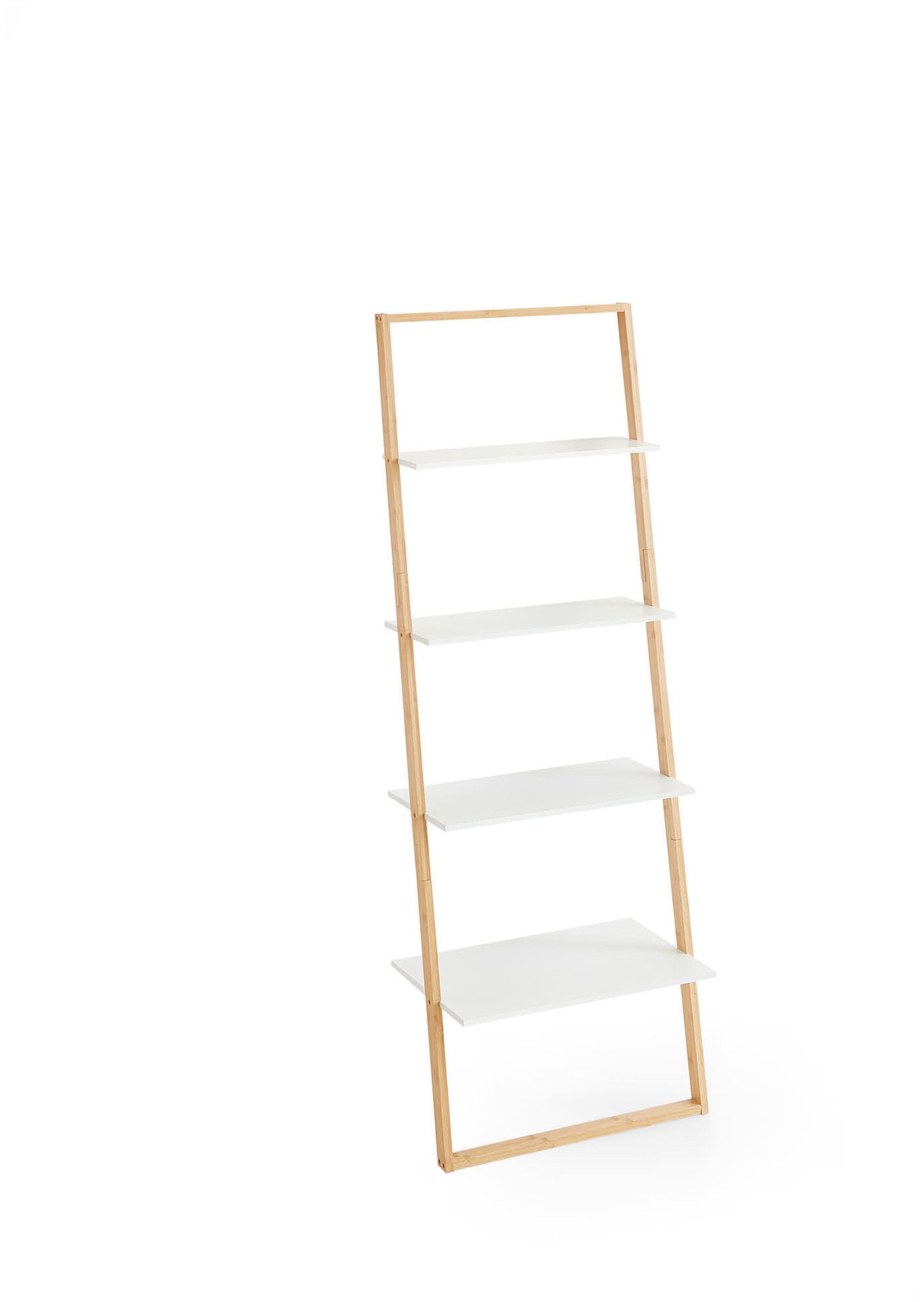 xonox.home Leiterregal, in weiß Nachbildung/Bambus B/H/T ca.: 61,3 x 164 x 36,5 cm