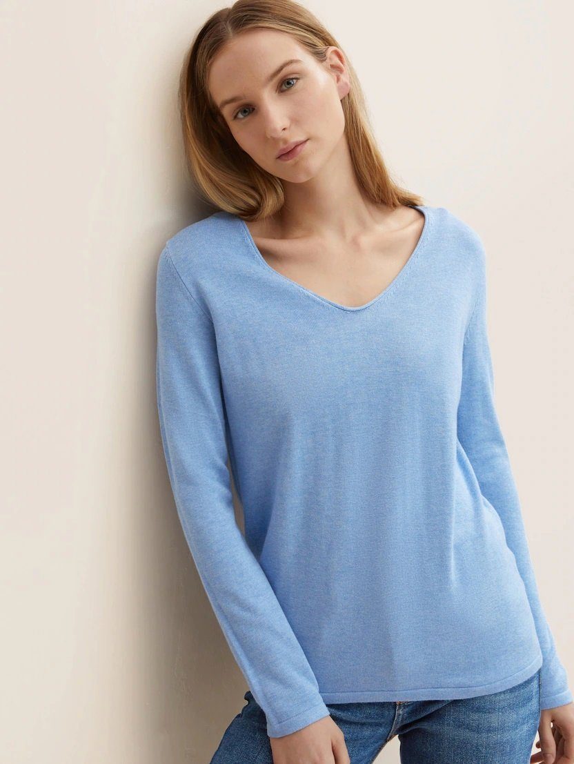 TOM TAILOR Strickpullover Dünner Strickpullover Basic günstig online kaufen