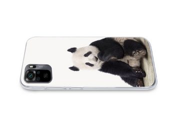 MuchoWow Handyhülle Panda - Tiere - Jungen - Mädchen - Pandabär, Phone Case, Handyhülle Xiaomi Redmi Note 10, Silikon, Schutzhülle