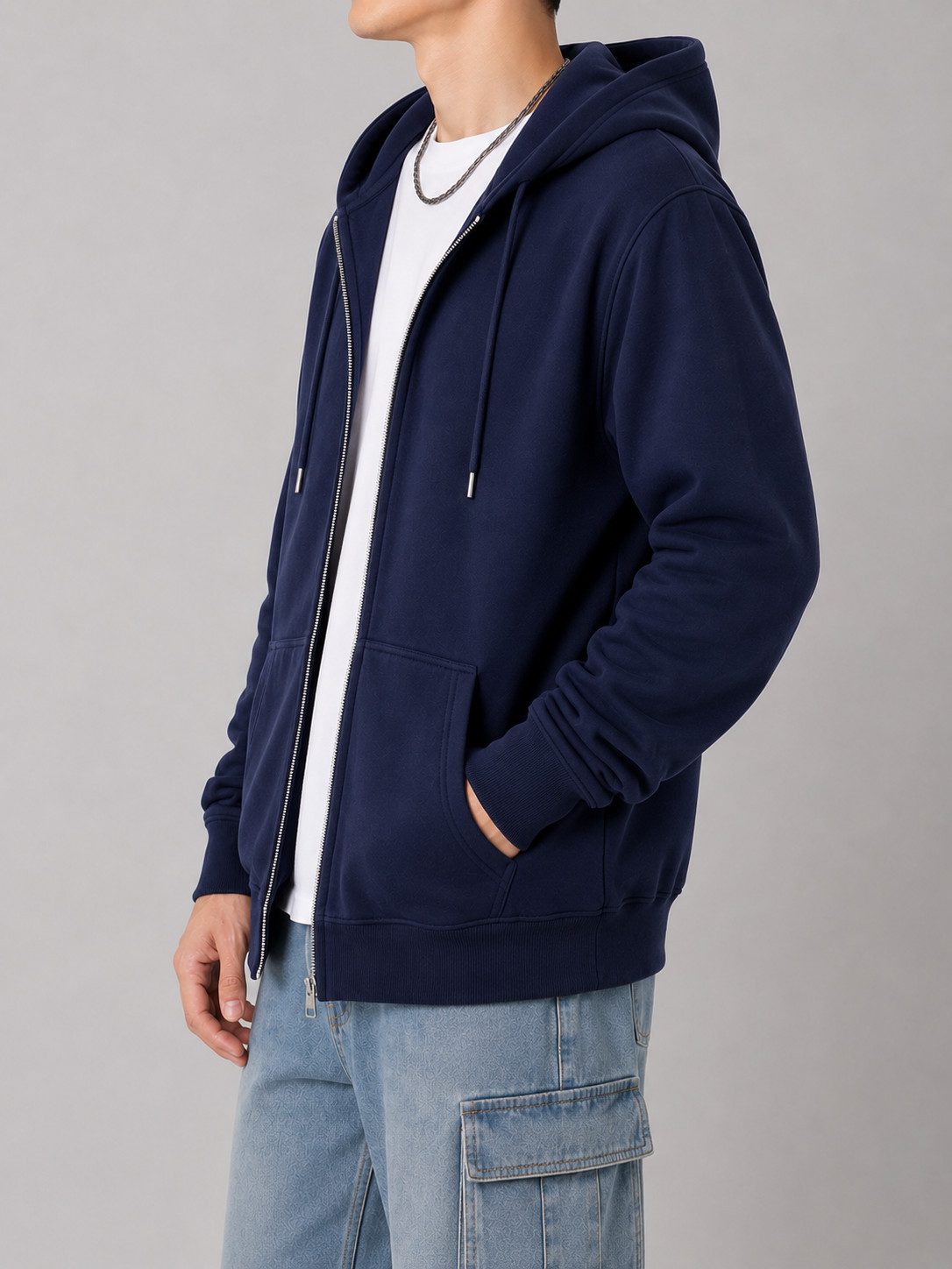 S&S Kapuzensweatjacke Herren Kapuzenjacke Zip-Hoodie (Packung, 1-tlg., Kapuzensweatjacke) Sweatshirt Kapuze mit Reißverschluss