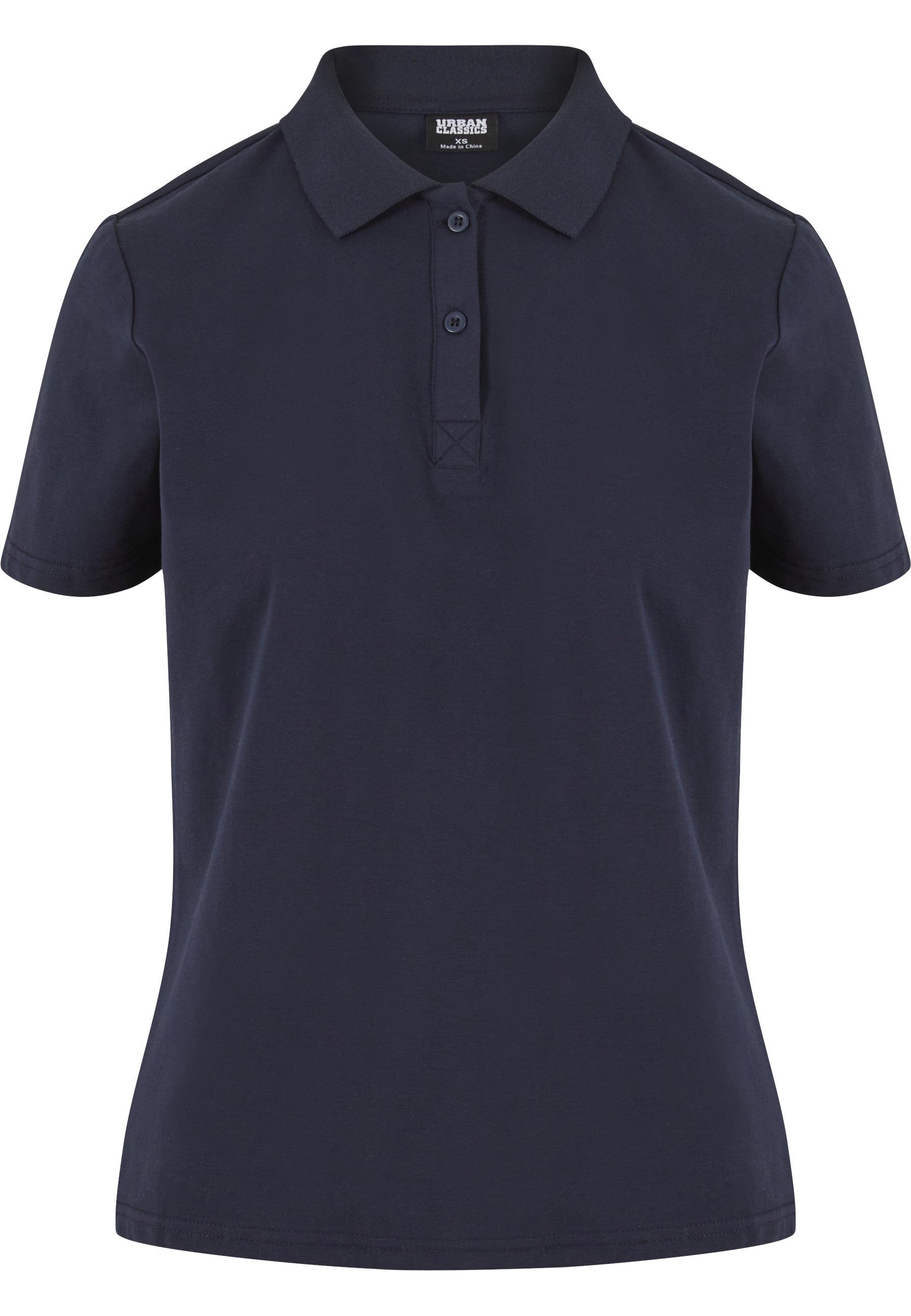 URBAN CLASSICS Poloshirt Urban Classics Ladies Sorona Polo Tee (1-tlg)