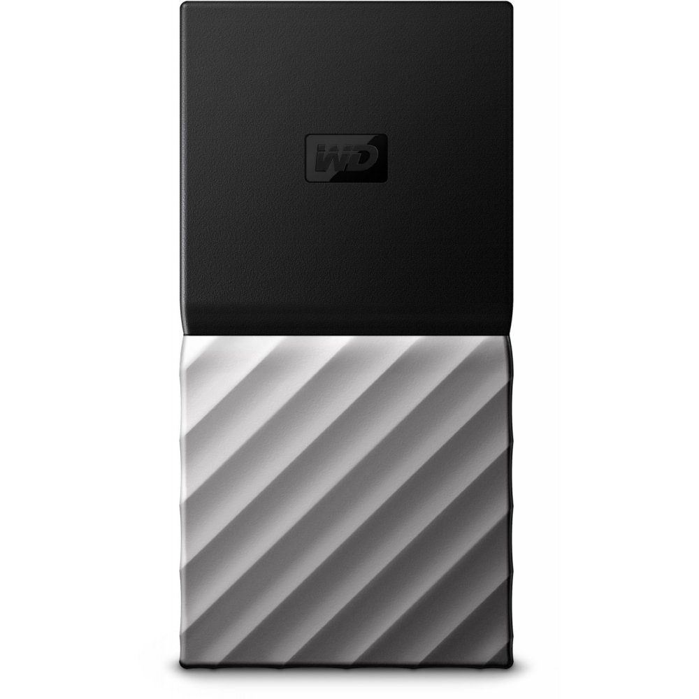 Western Digital My Passport 256 GB SSD - Externe Festplatte - silber externe SSD