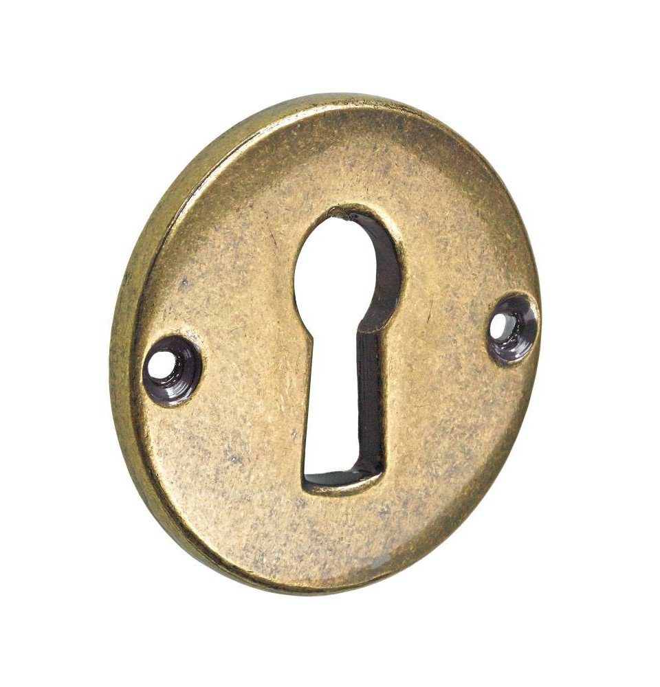 Hettich Möbelbeschlag Hettich Schlüsselschild brüniert Ø30 mm brüniert Ø