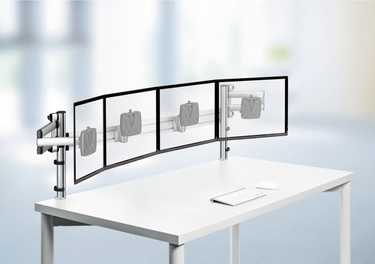 NOVUS Monitor-Halterung Bildschirmträger Control Centersilber/anthrazit